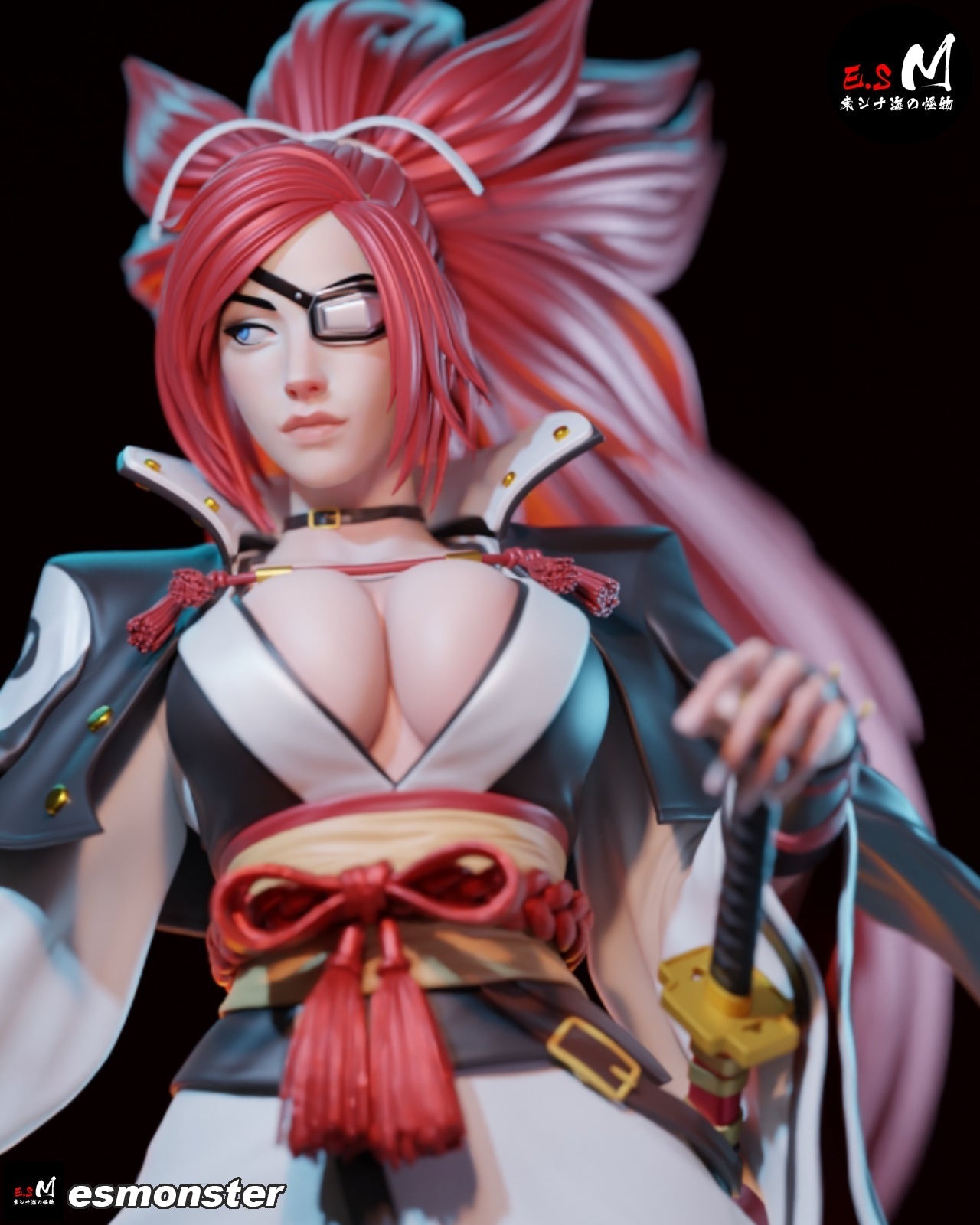One-Eyed Samurai Statue