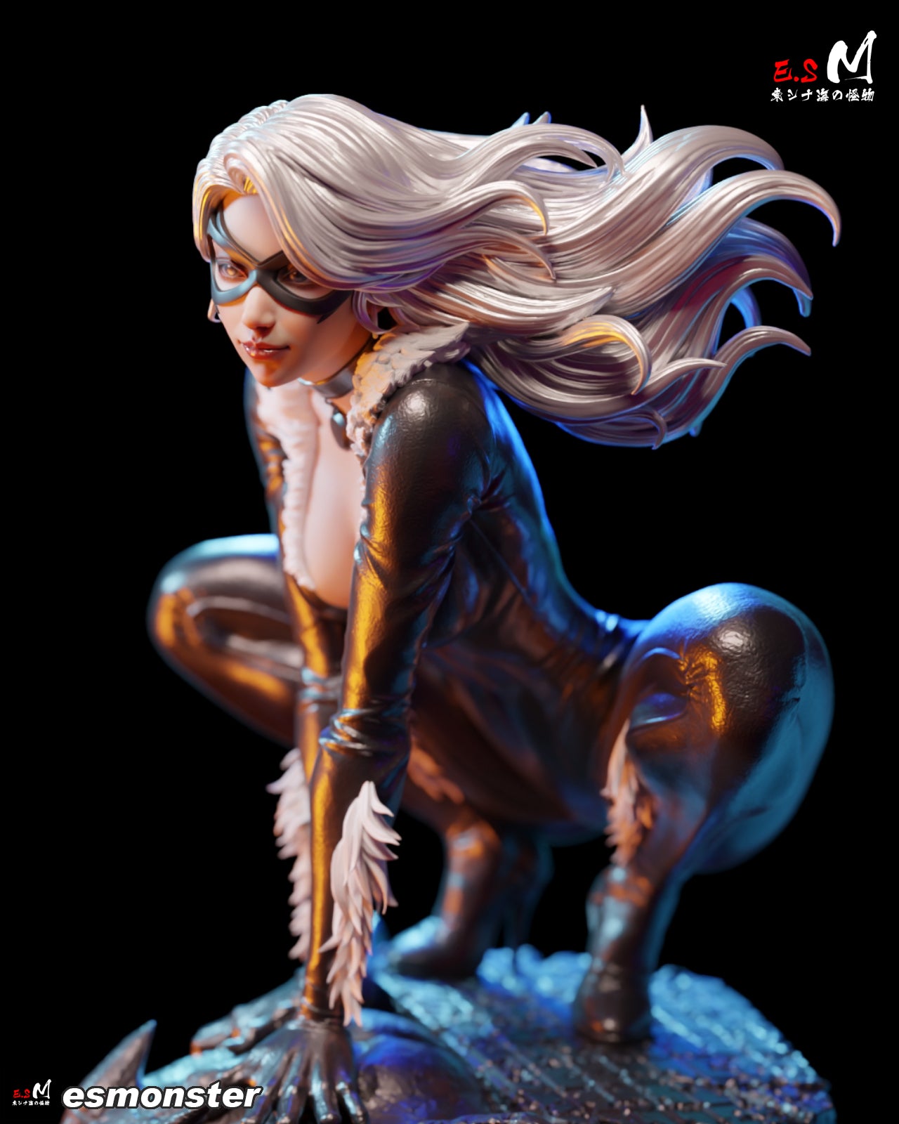 Master Thief Black Cat Statue