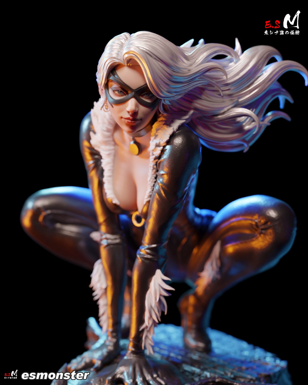 Master Thief Black Cat Statue
