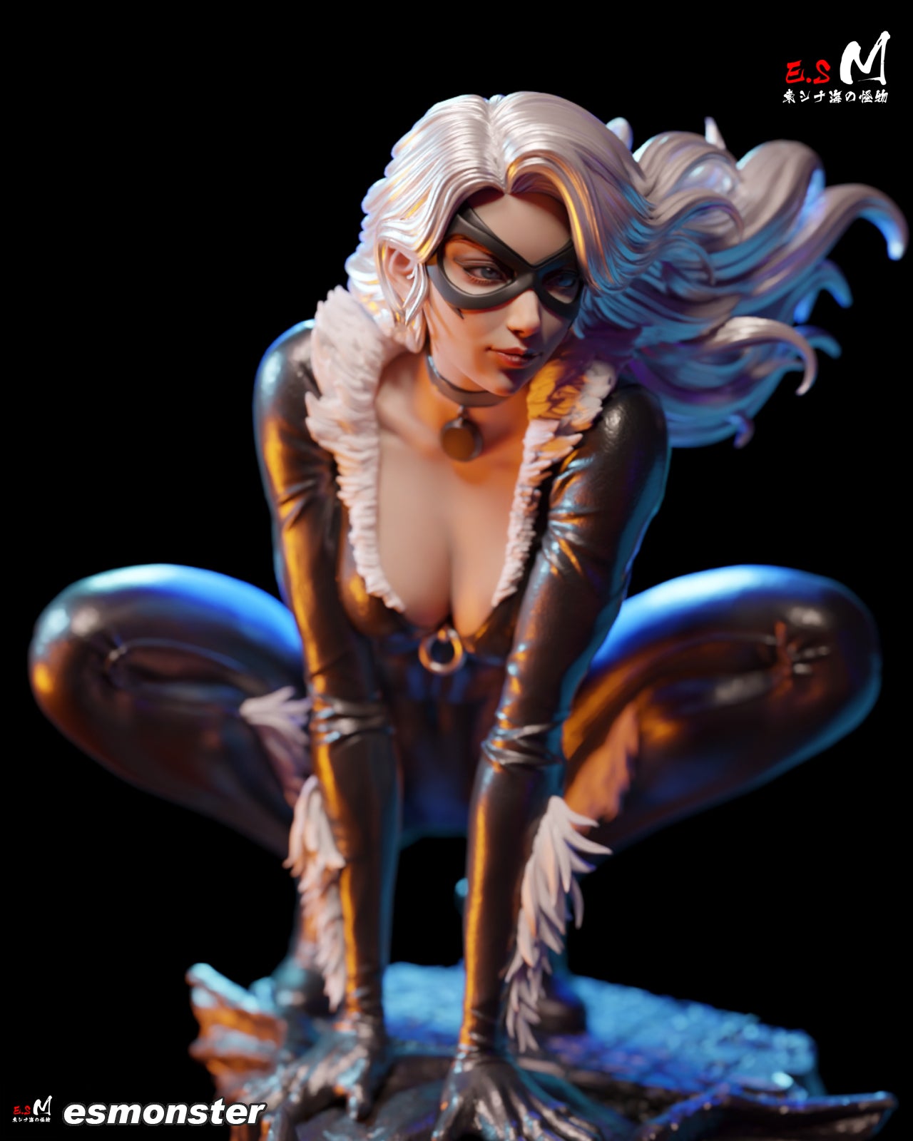 Master Thief Black Cat Statue