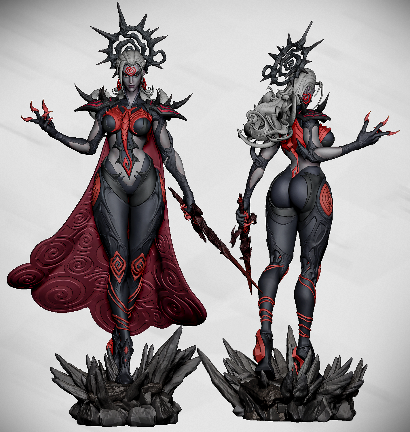 The Black Queen Statue