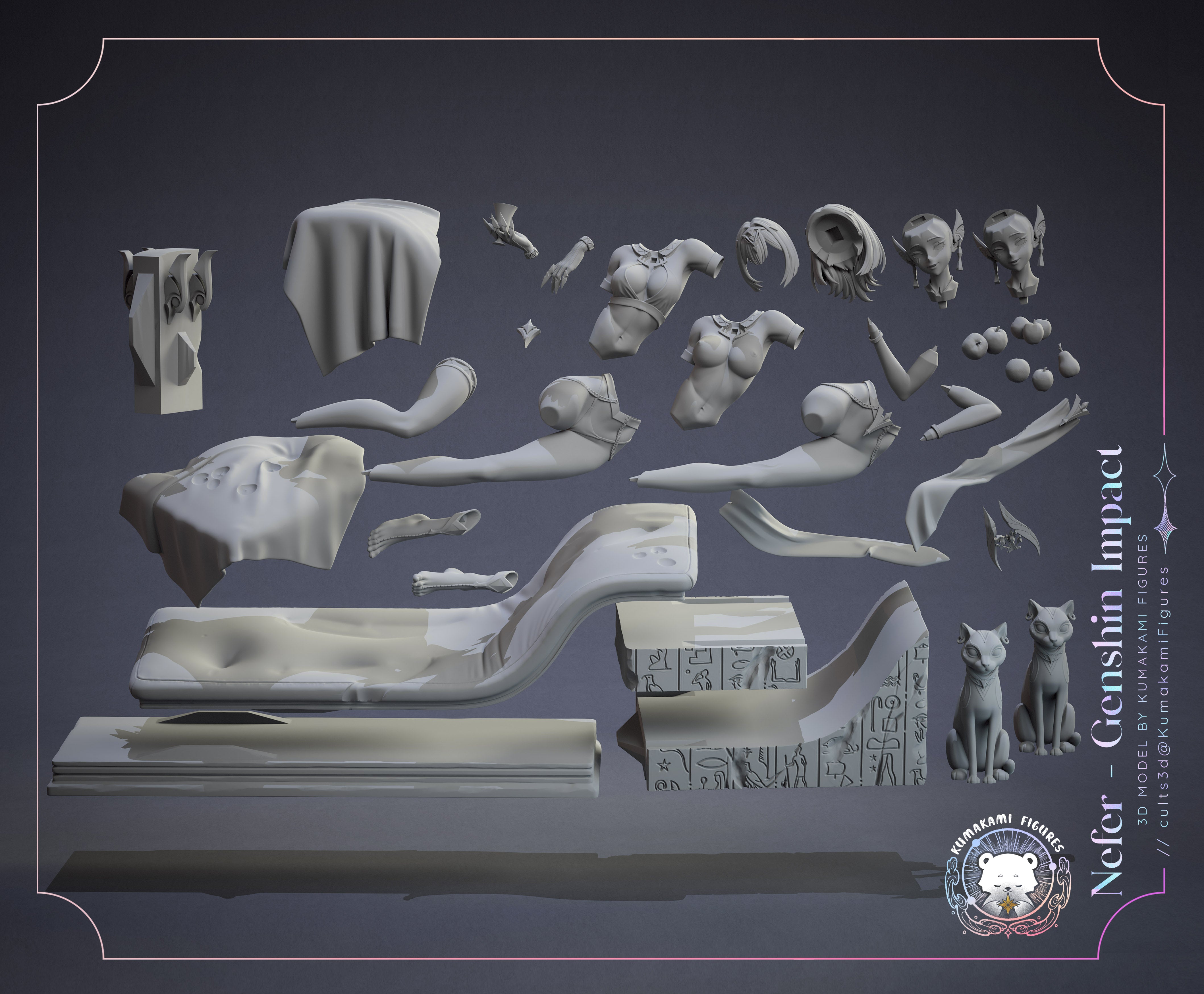 The Velvet Queen | Maximum Detailed 12K 3D printed figure