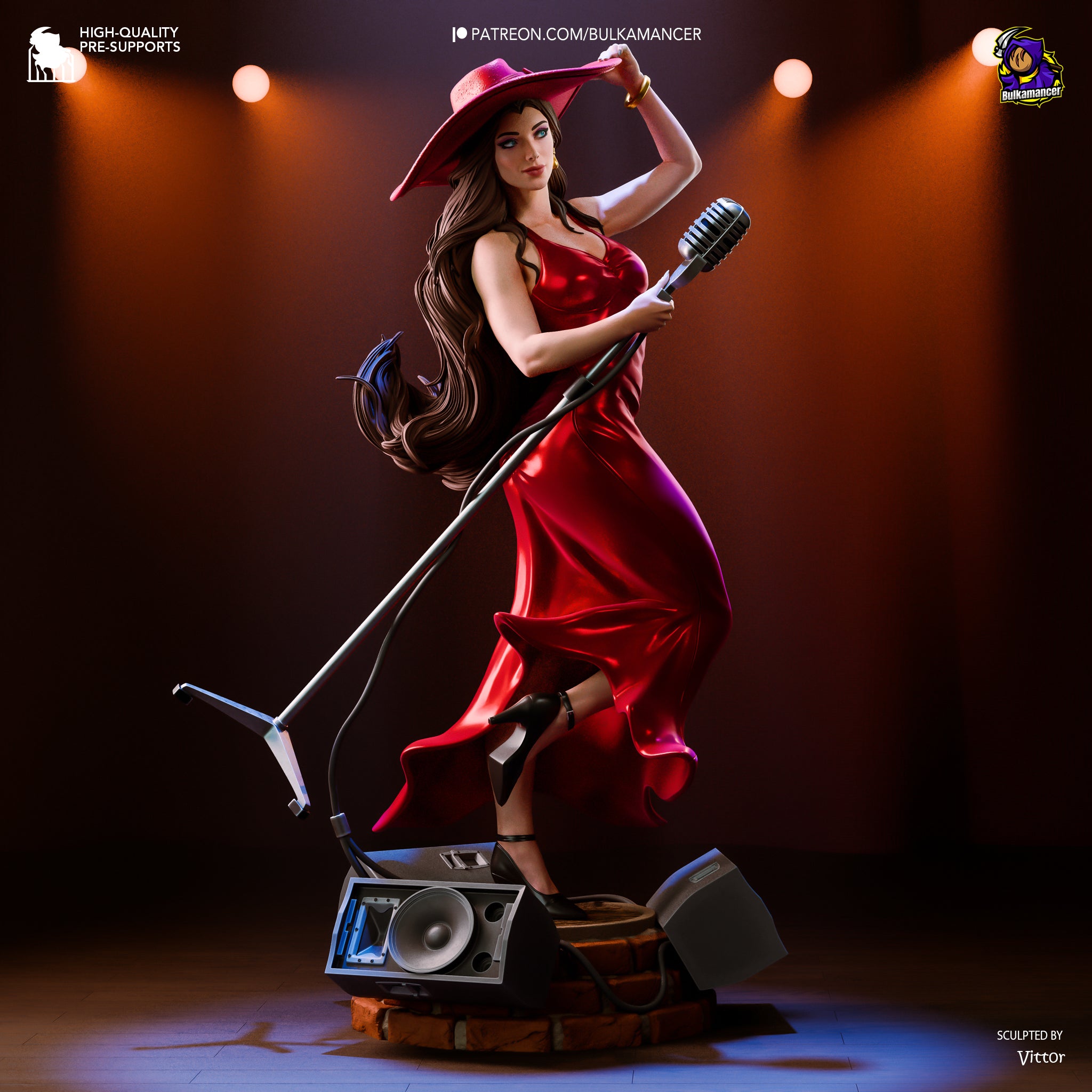 The Jazz Queen | Maximum Detailed 12K 3D printed figure