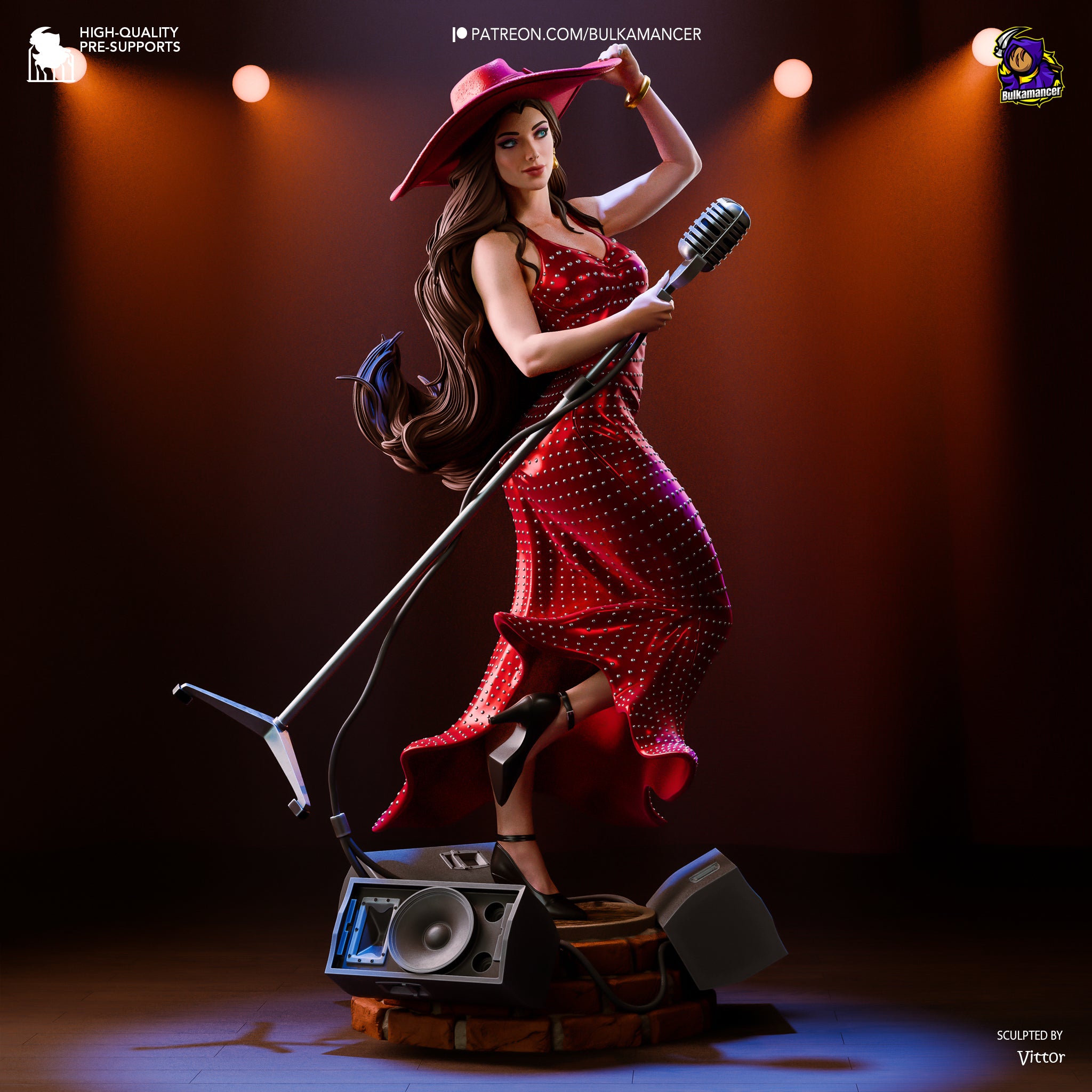 The Jazz Queen | Maximum Detailed 12K 3D printed figure