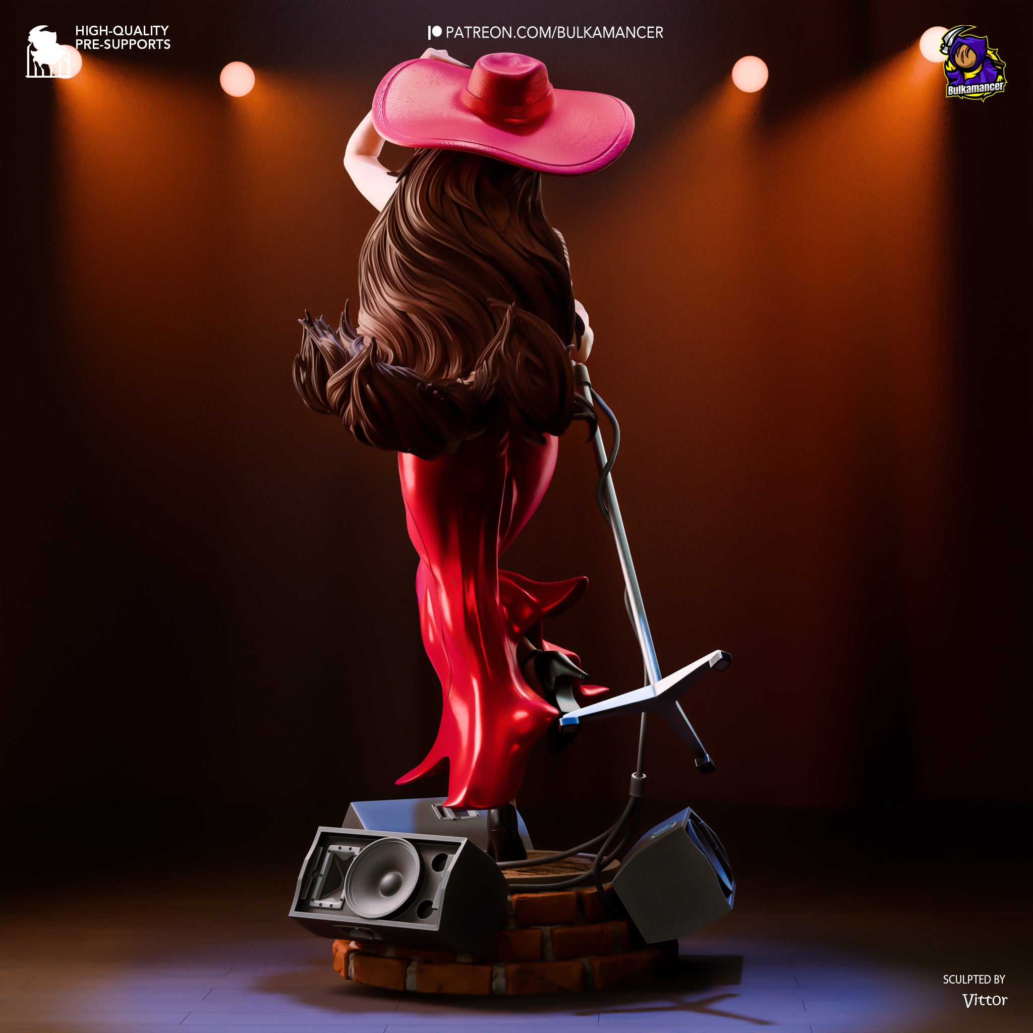 The Jazz Queen | Maximum Detailed 12K 3D printed figure