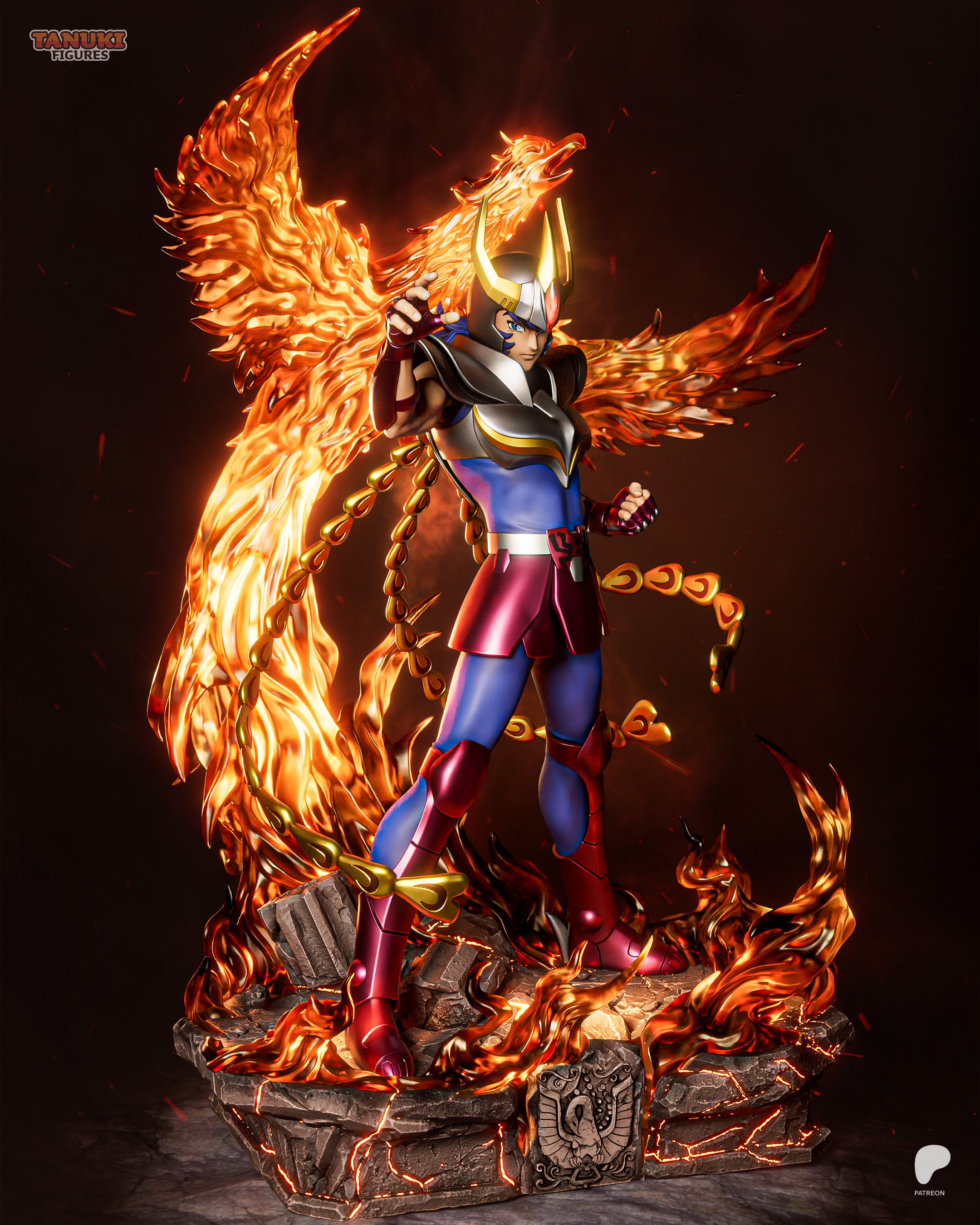 The Immortal Phoenix Statue