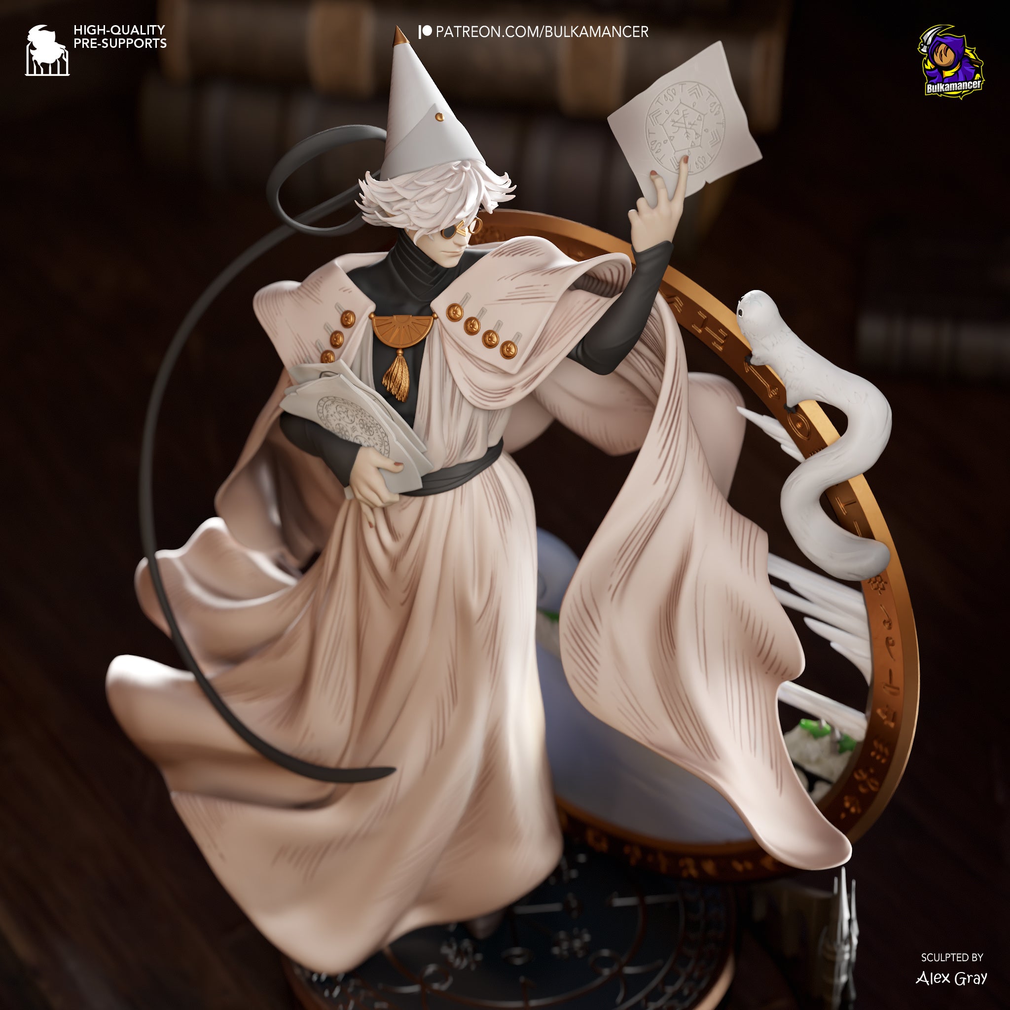 Master Qifrey Statue