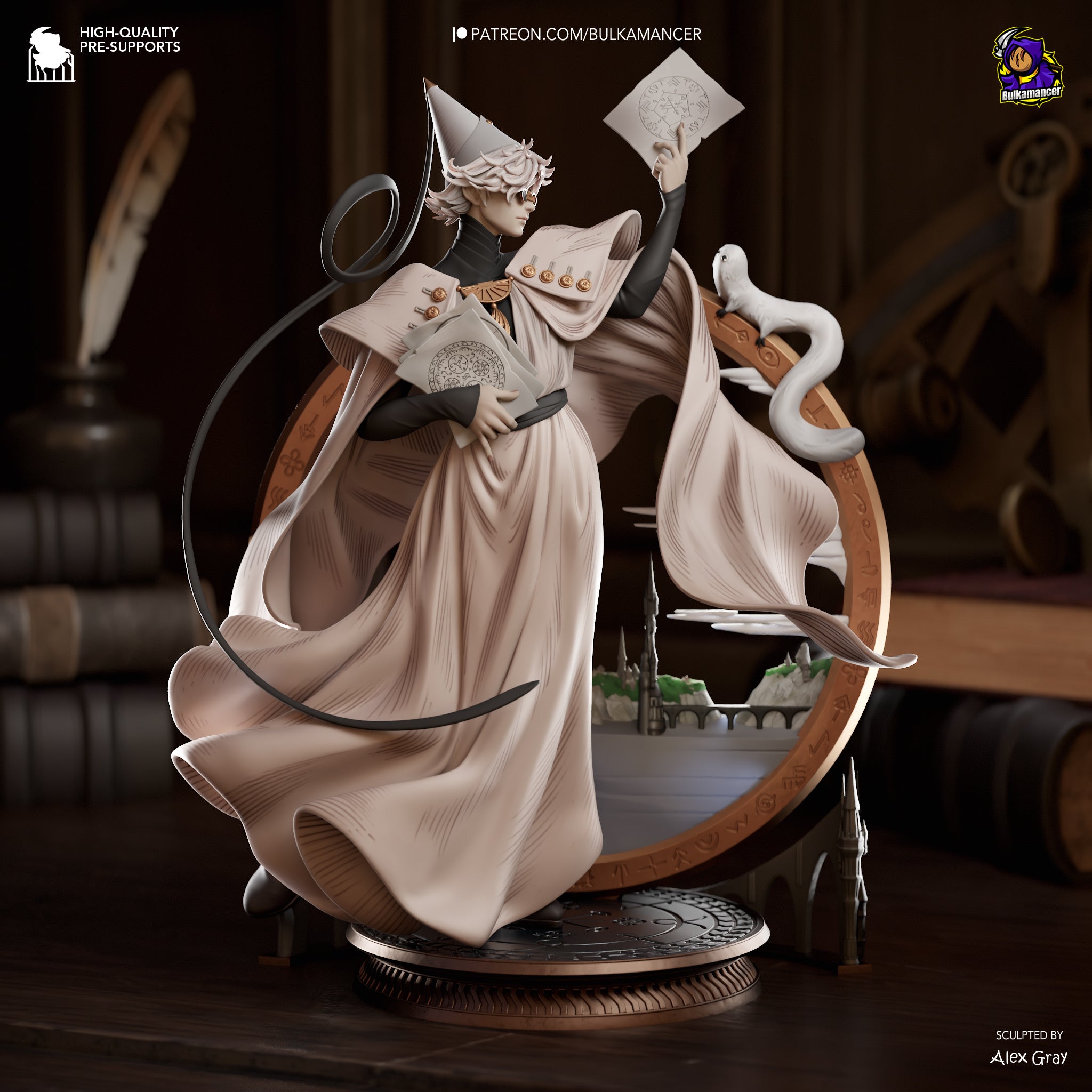 Master Qifrey Statue