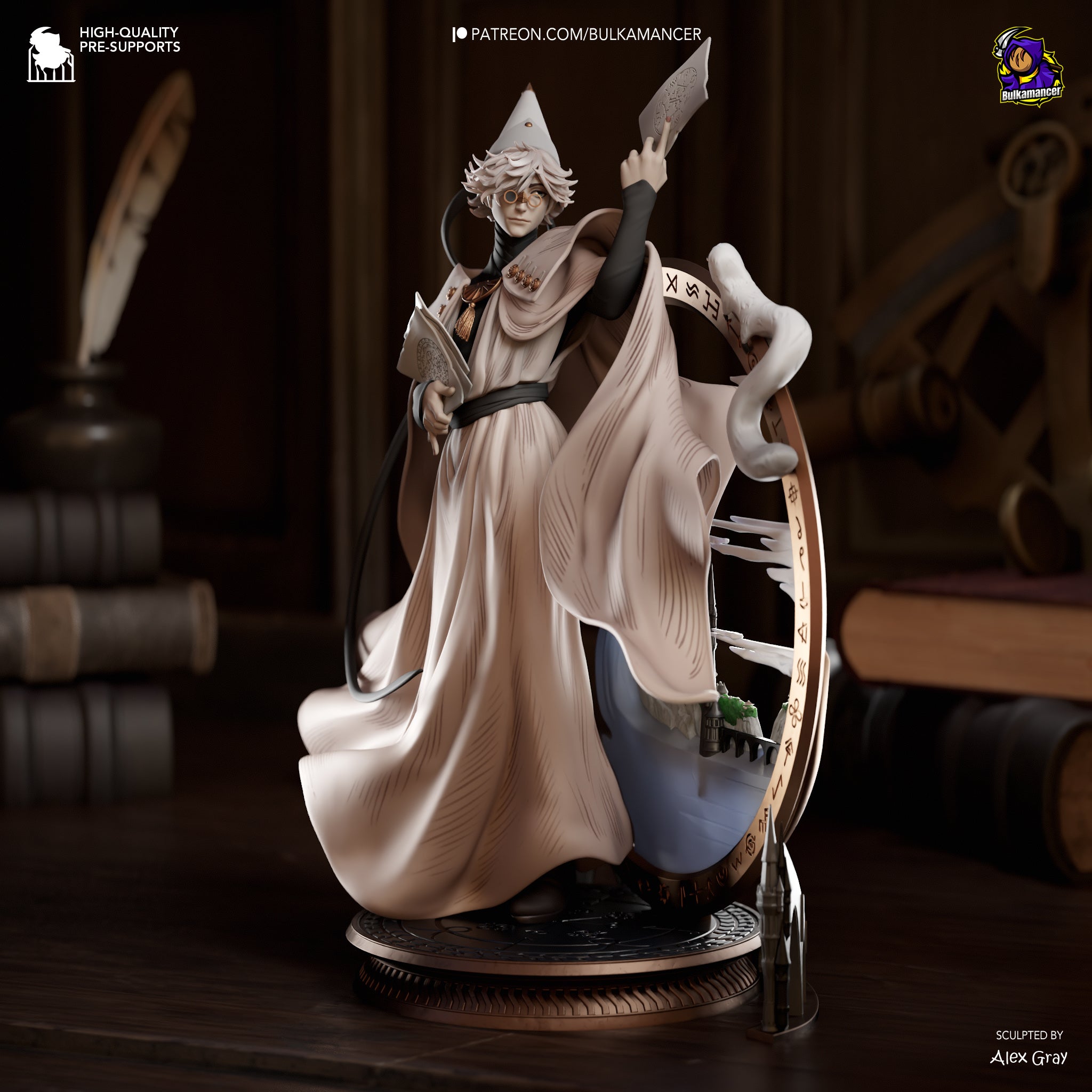 Master Qifrey Statue