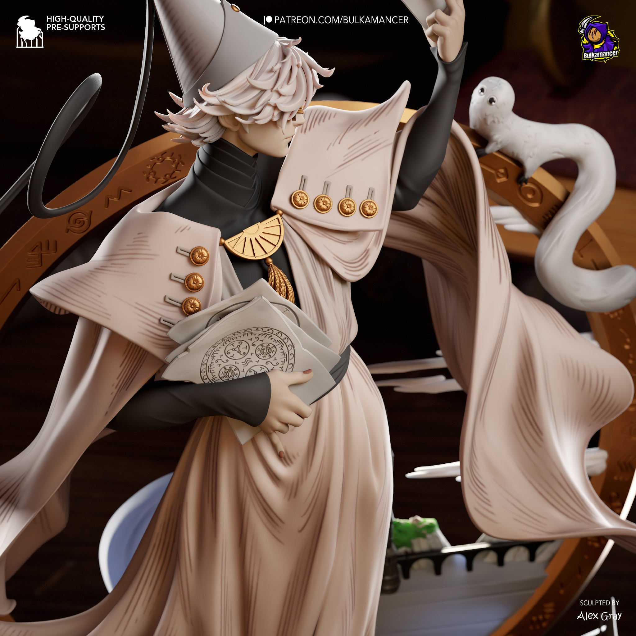 Master Qifrey Statue