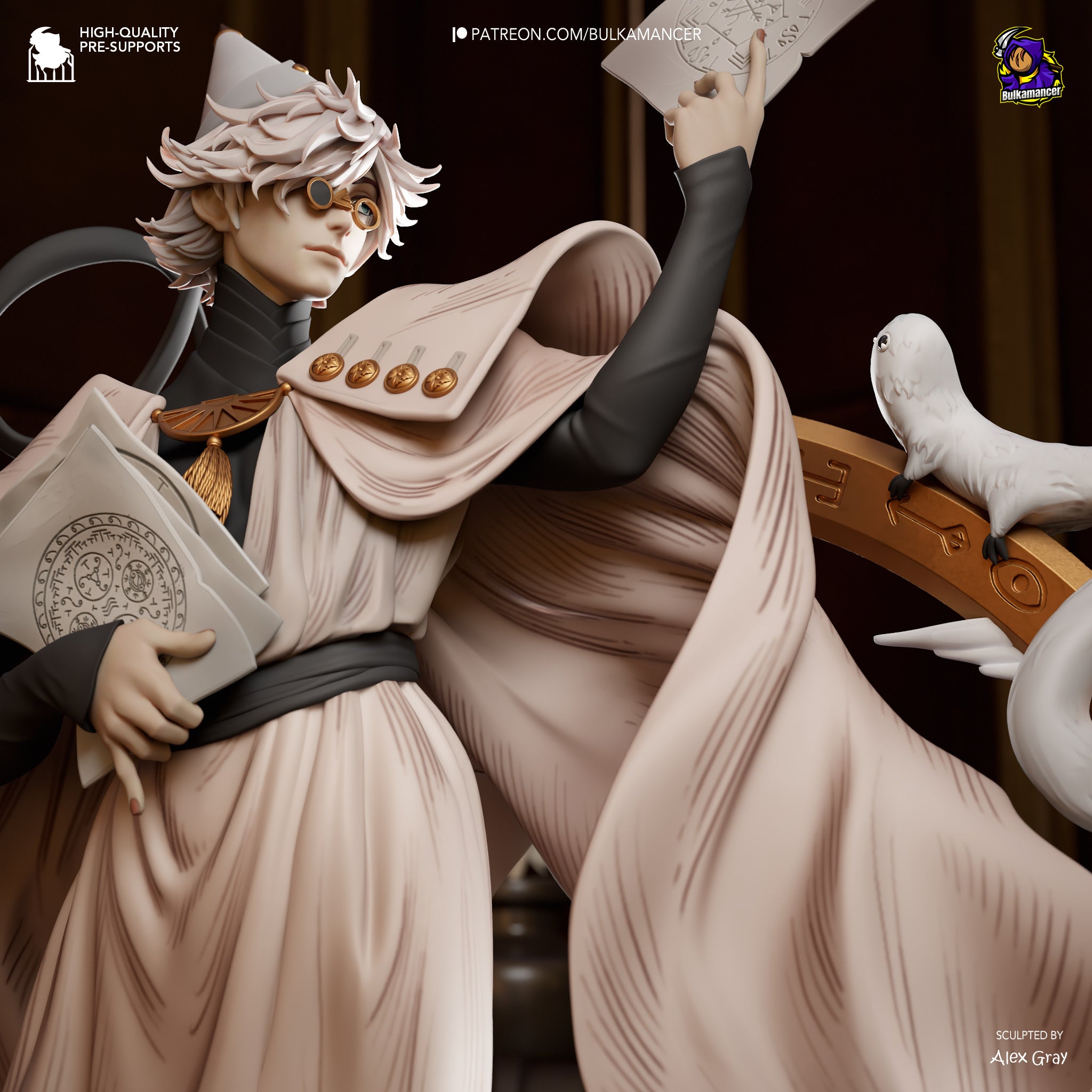 Master Qifrey Statue