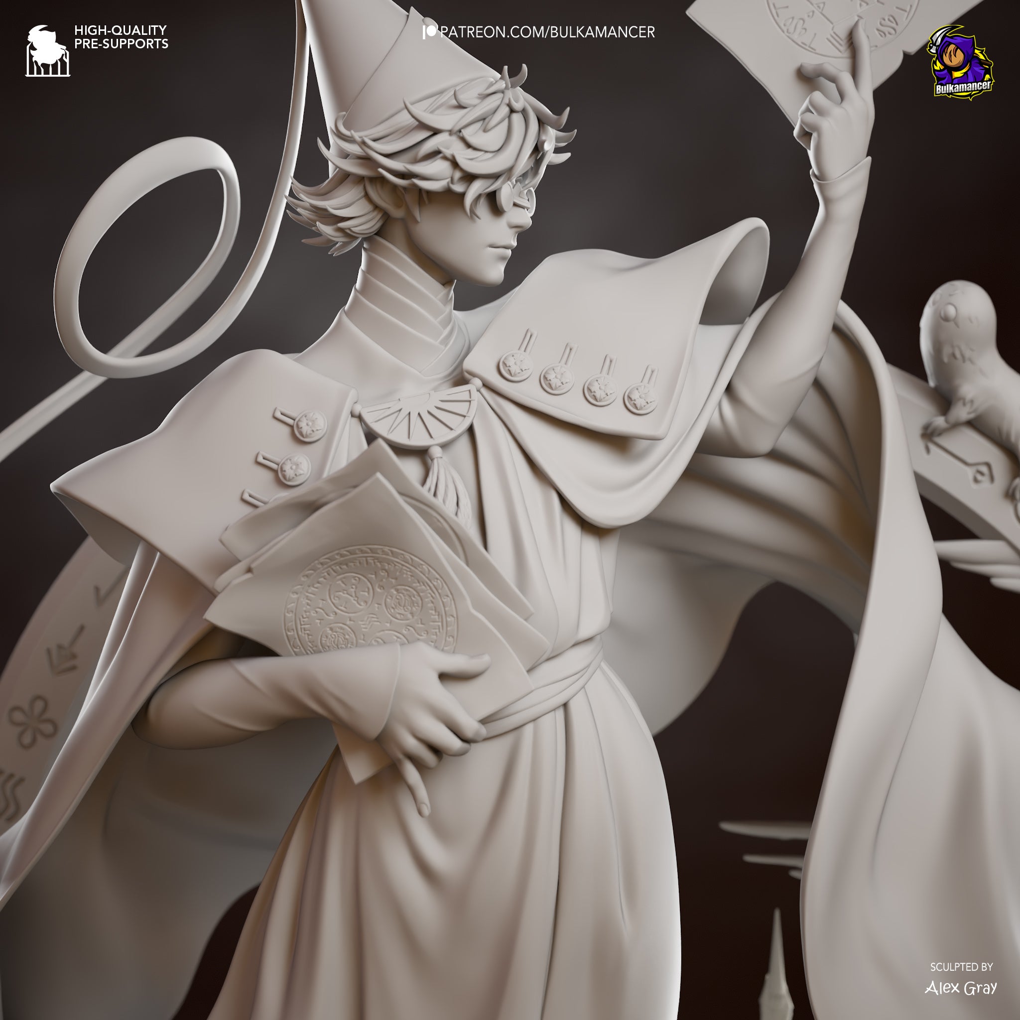 Master Qifrey Statue