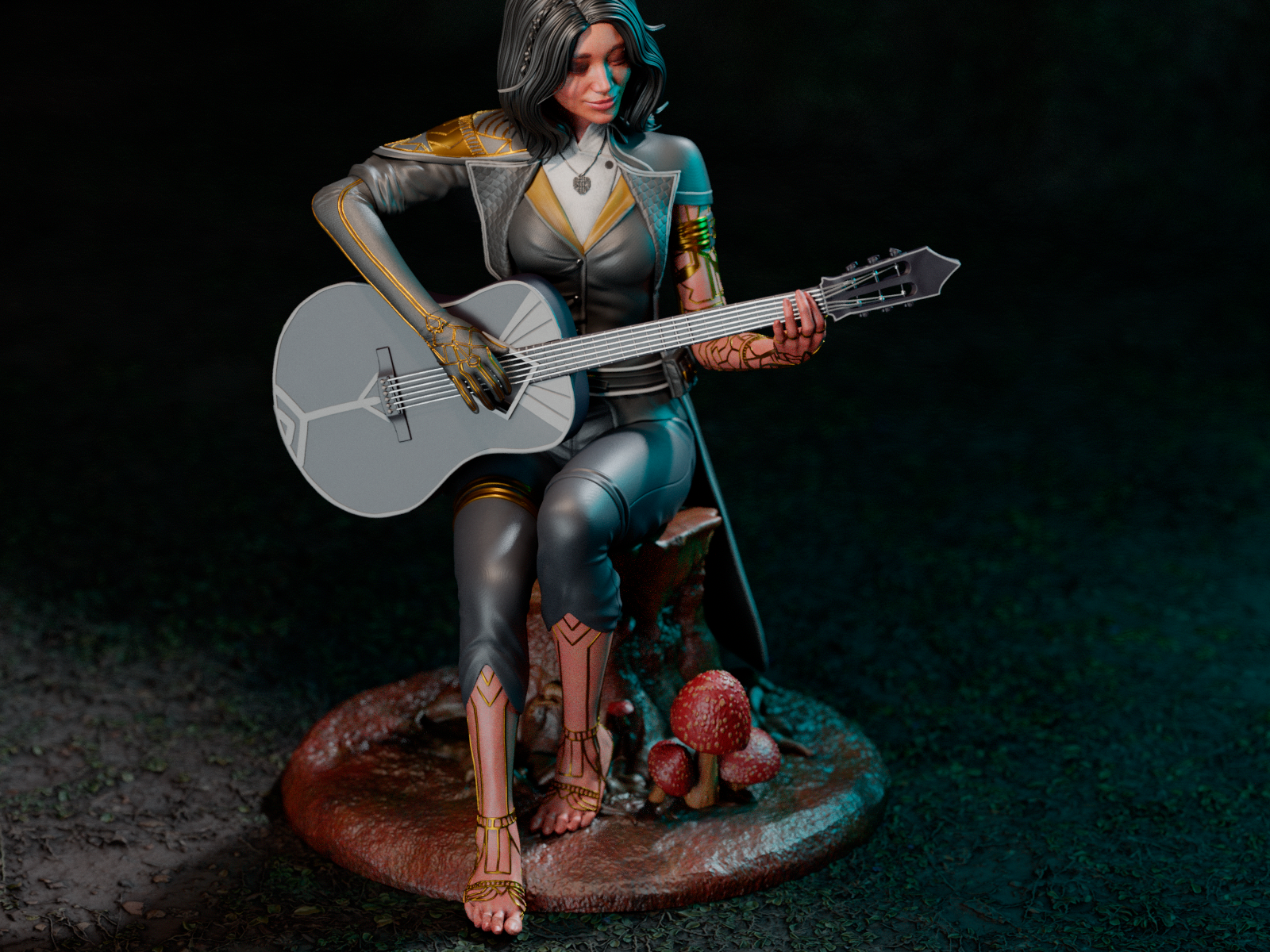 The Expedition Song | Maximum Detailed 12K 3D printed figure