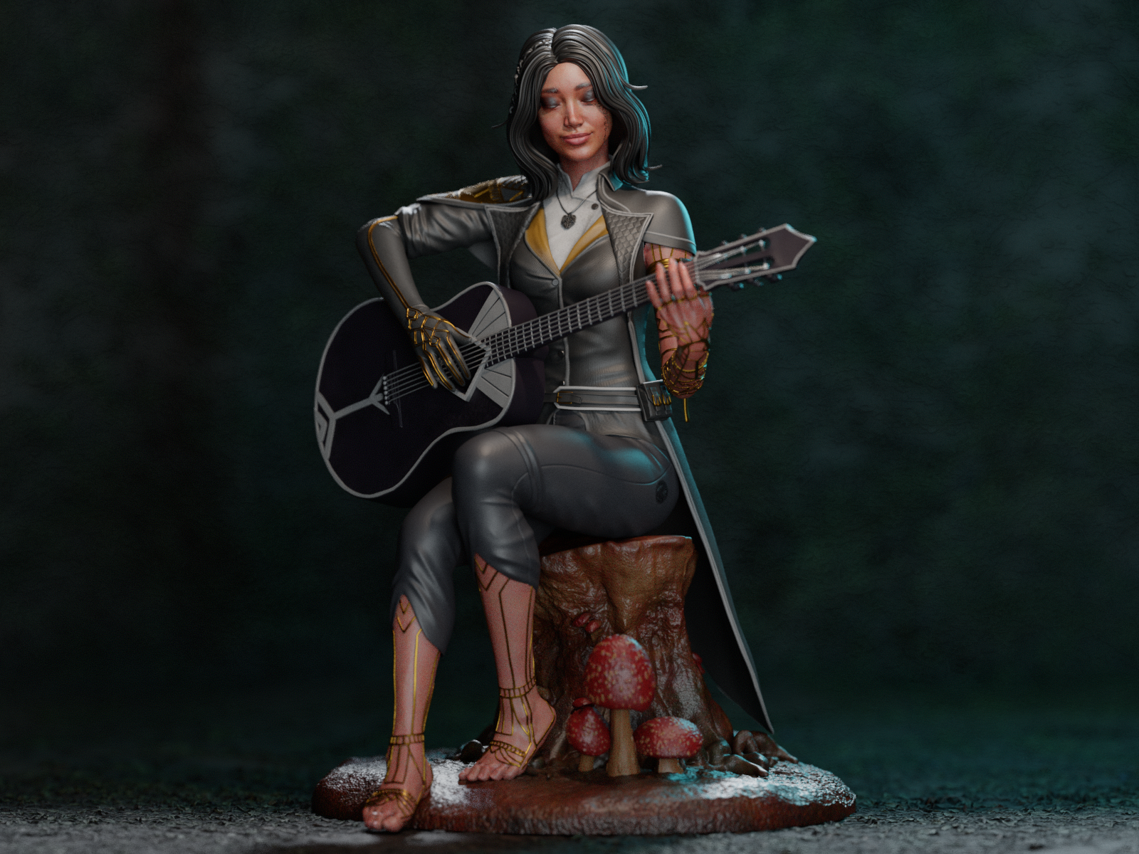The Expedition Song | Maximum Detailed 12K 3D printed figure