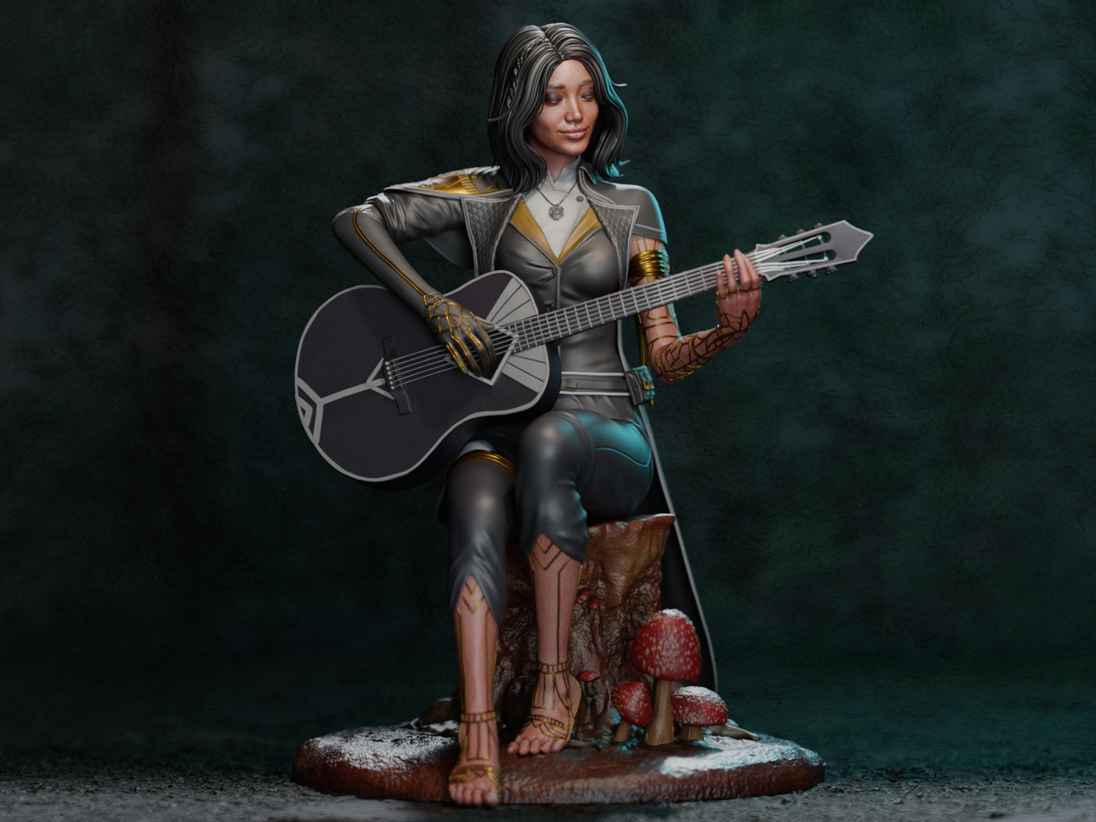 The Expedition Song | Maximum Detailed 12K 3D printed figure