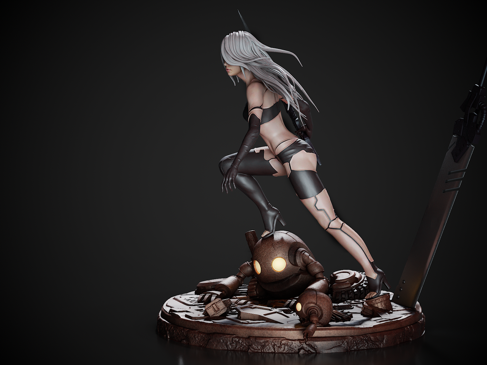 The Rogue Unit | Maximum Detailed 12K 3D printed figure