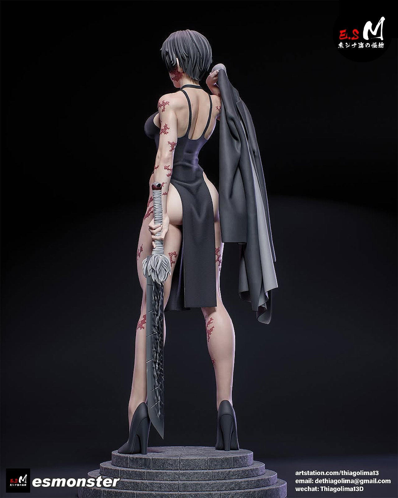 Split Soul Maki Statue