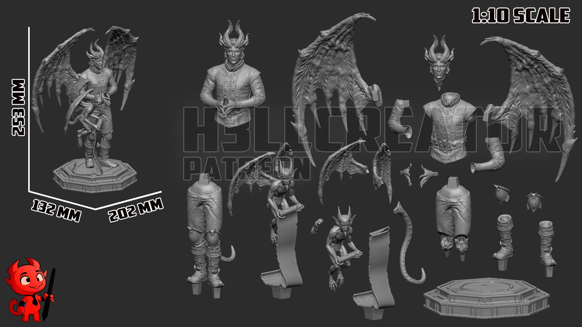 The Devil You Know | Maximum Detailed 12K 3D printed figure