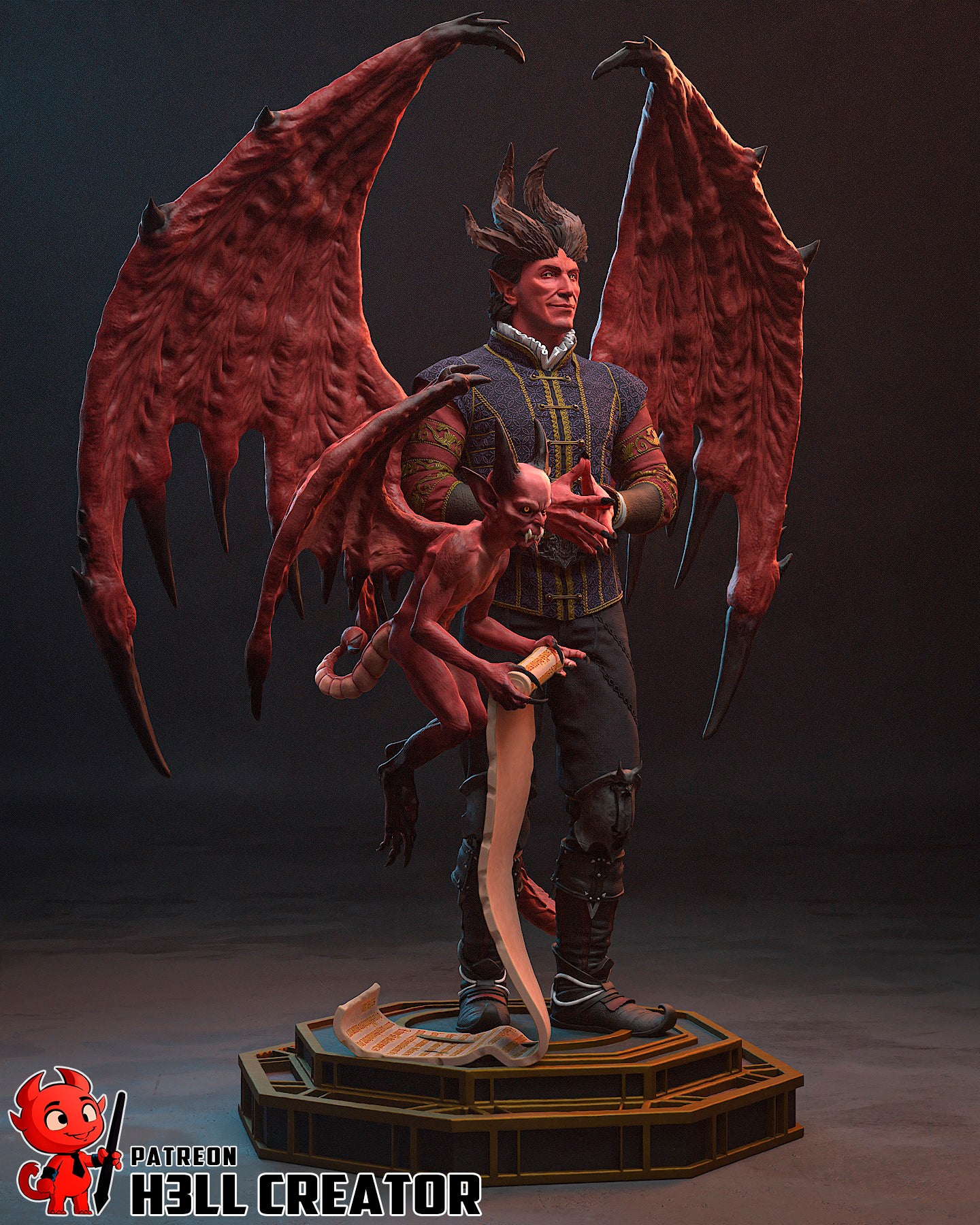 The Devil You Know | Maximum Detailed 12K 3D printed figure