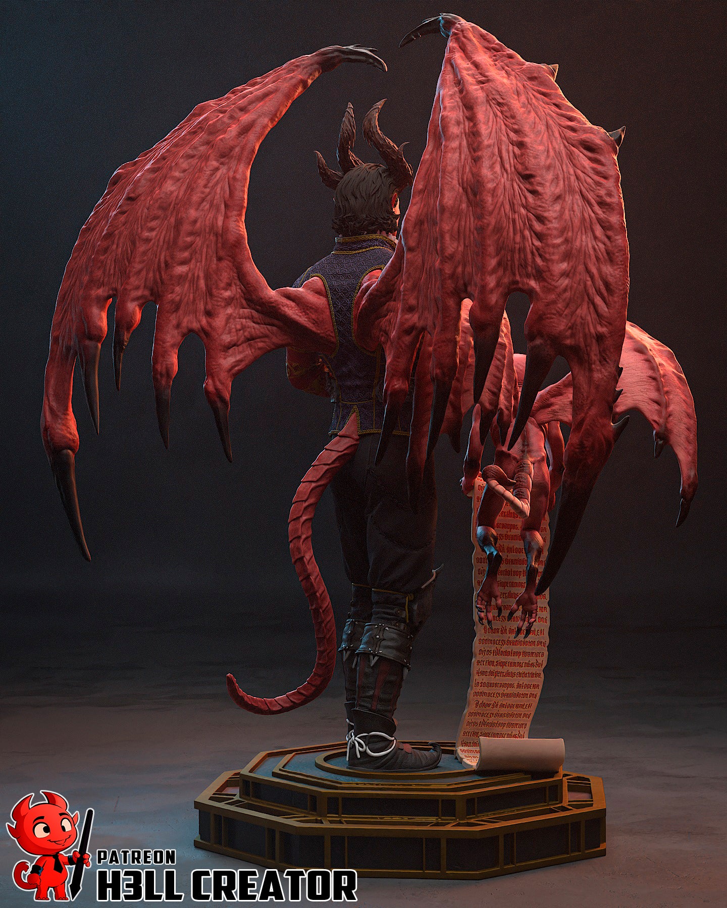 The Devil You Know | Maximum Detailed 12K 3D printed figure