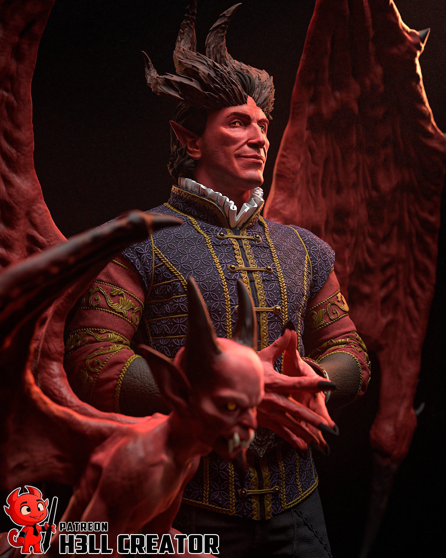 The Devil You Know | Maximum Detailed 12K 3D printed figure