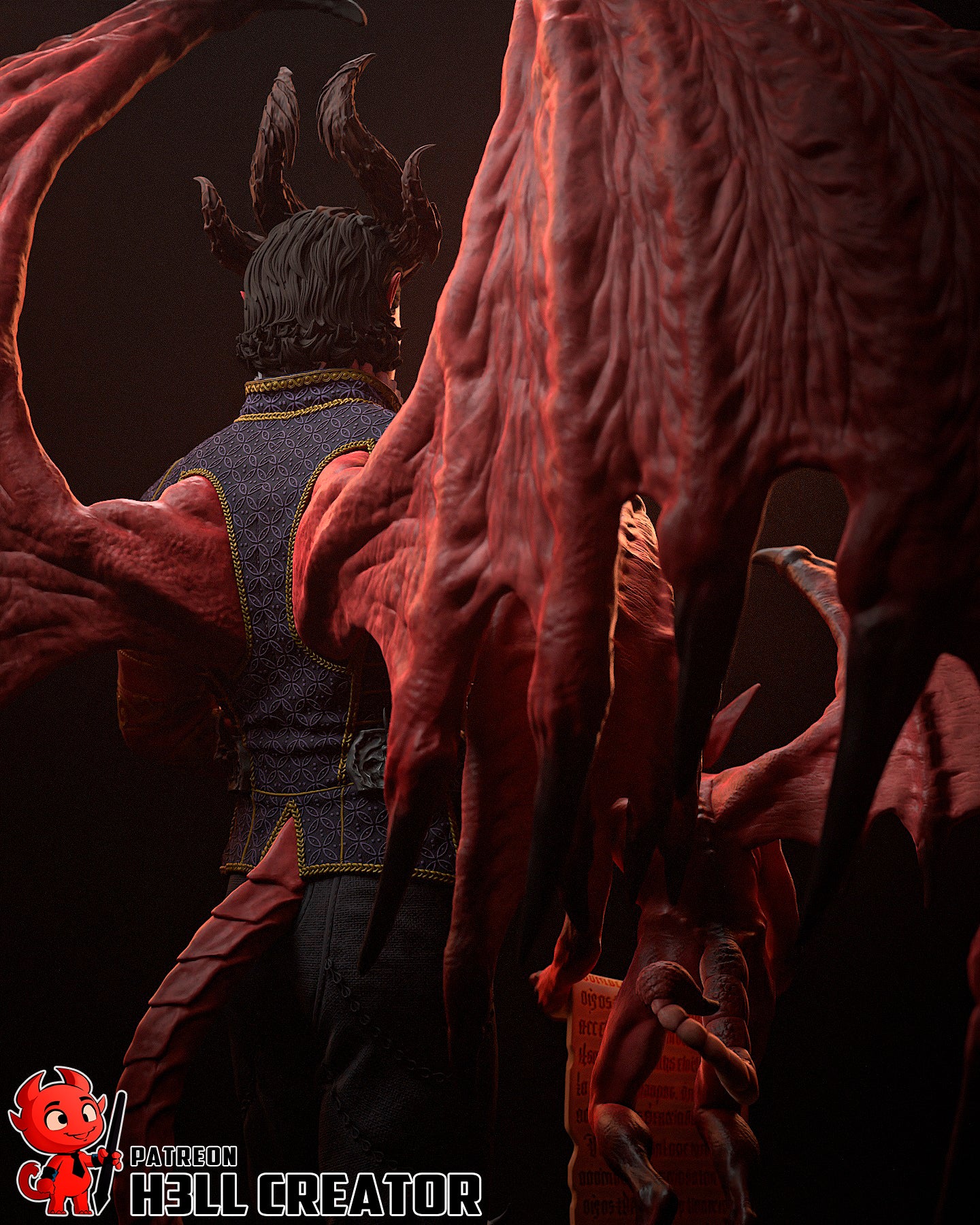 The Devil You Know | Maximum Detailed 12K 3D printed figure