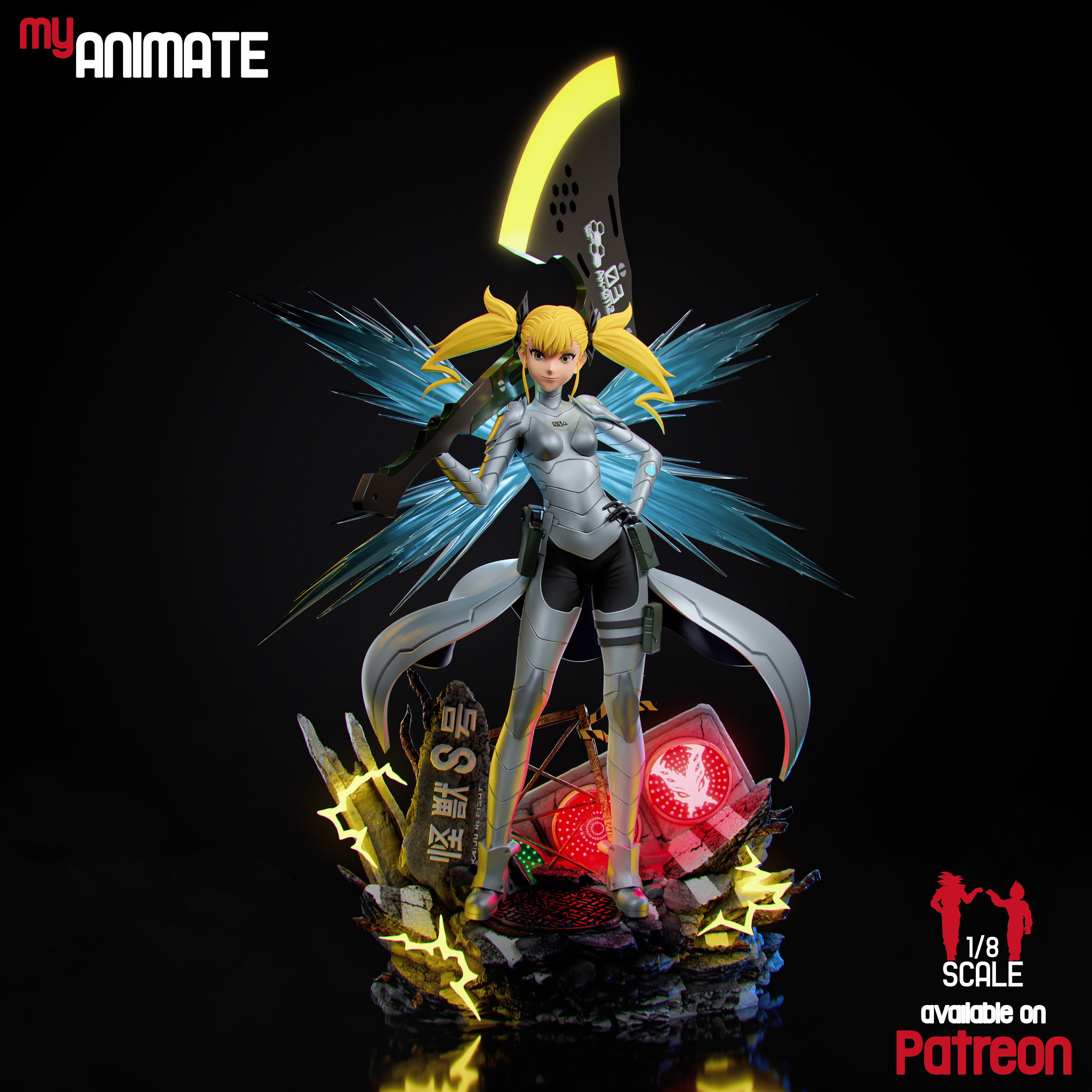 The Winged Prodigy | Maximum Detailed 12K 3D Printed Figure