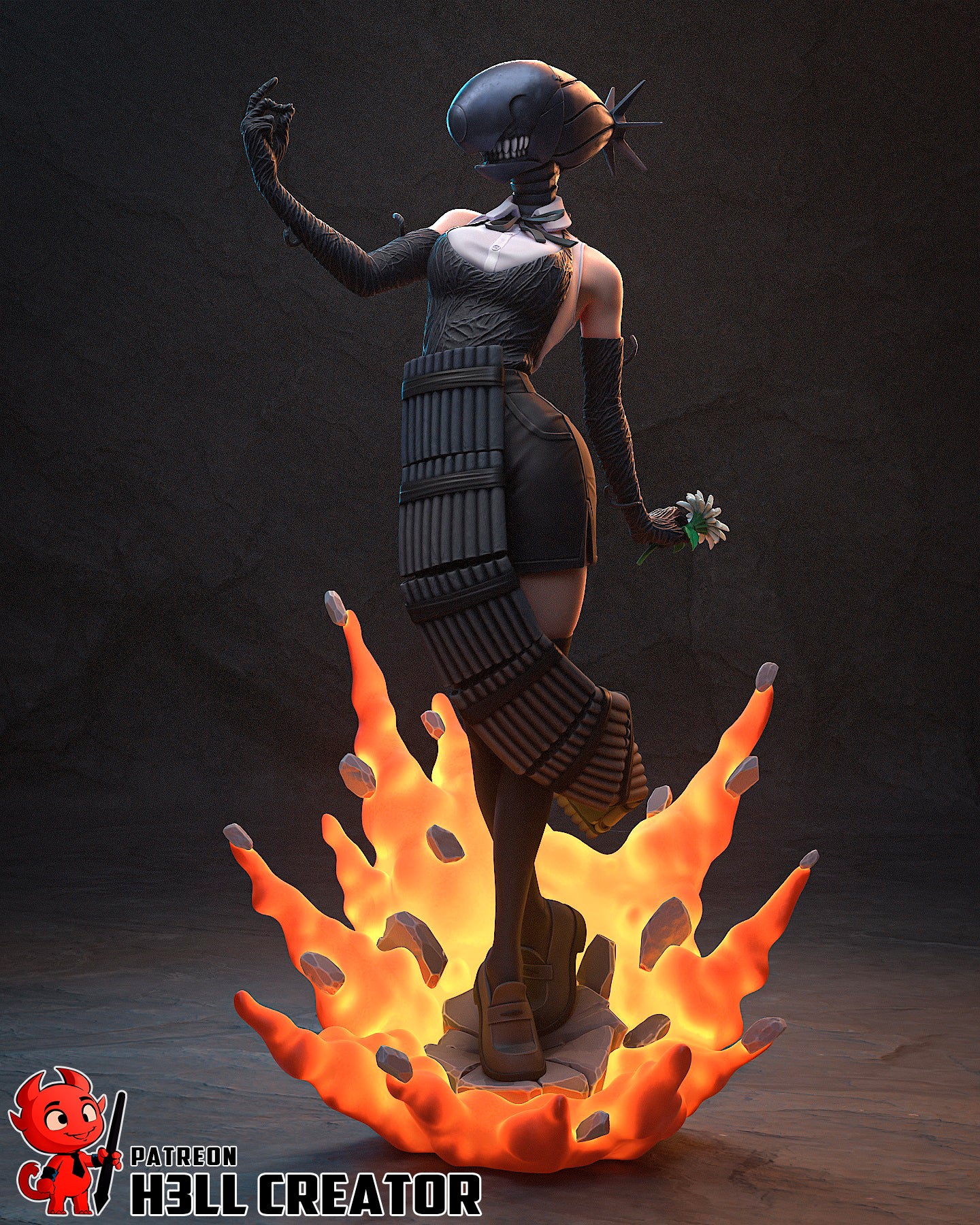 The Bomb | Maximum Detailed 12K 3D printed figure