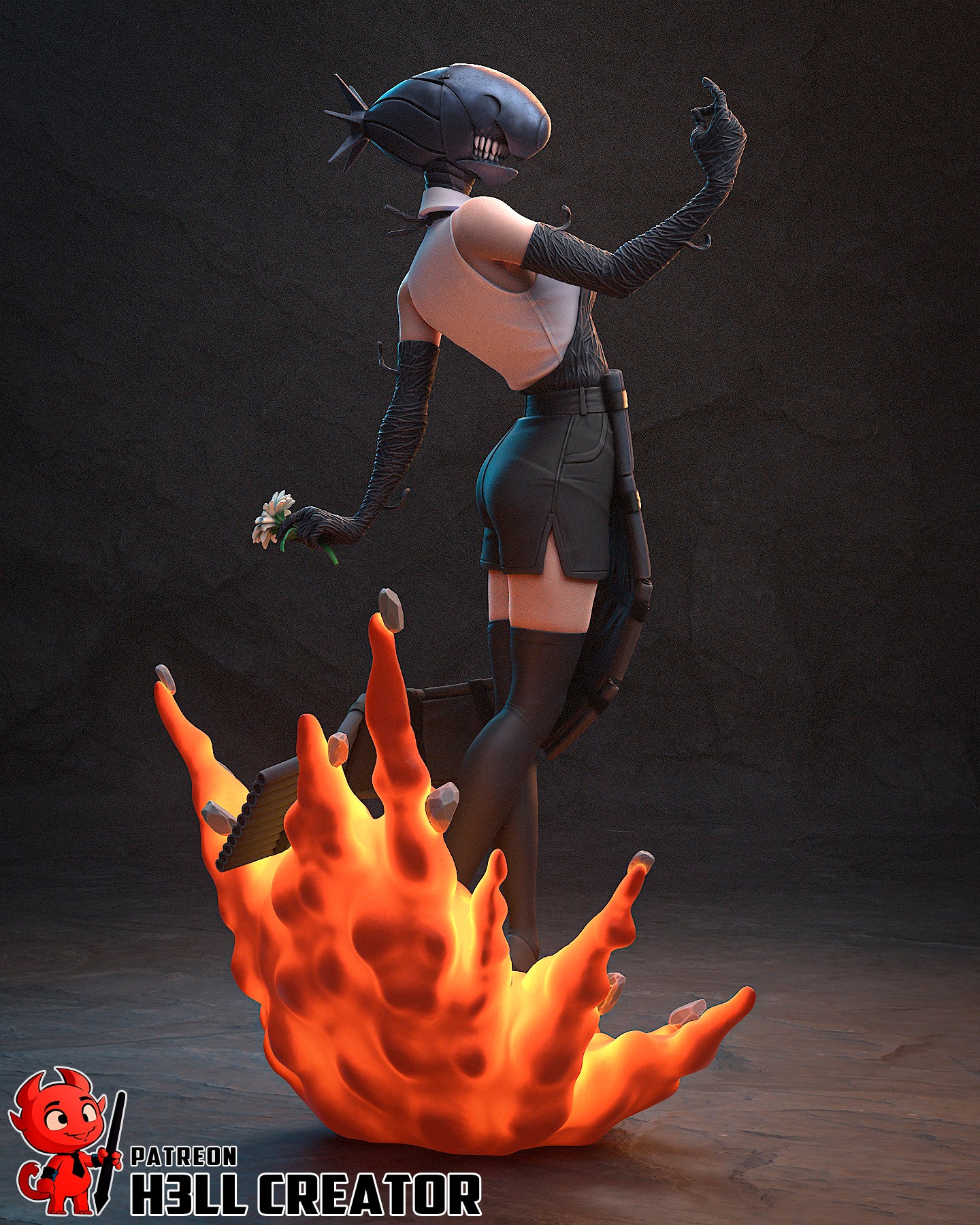 The Bomb | Maximum Detailed 12K 3D printed figure