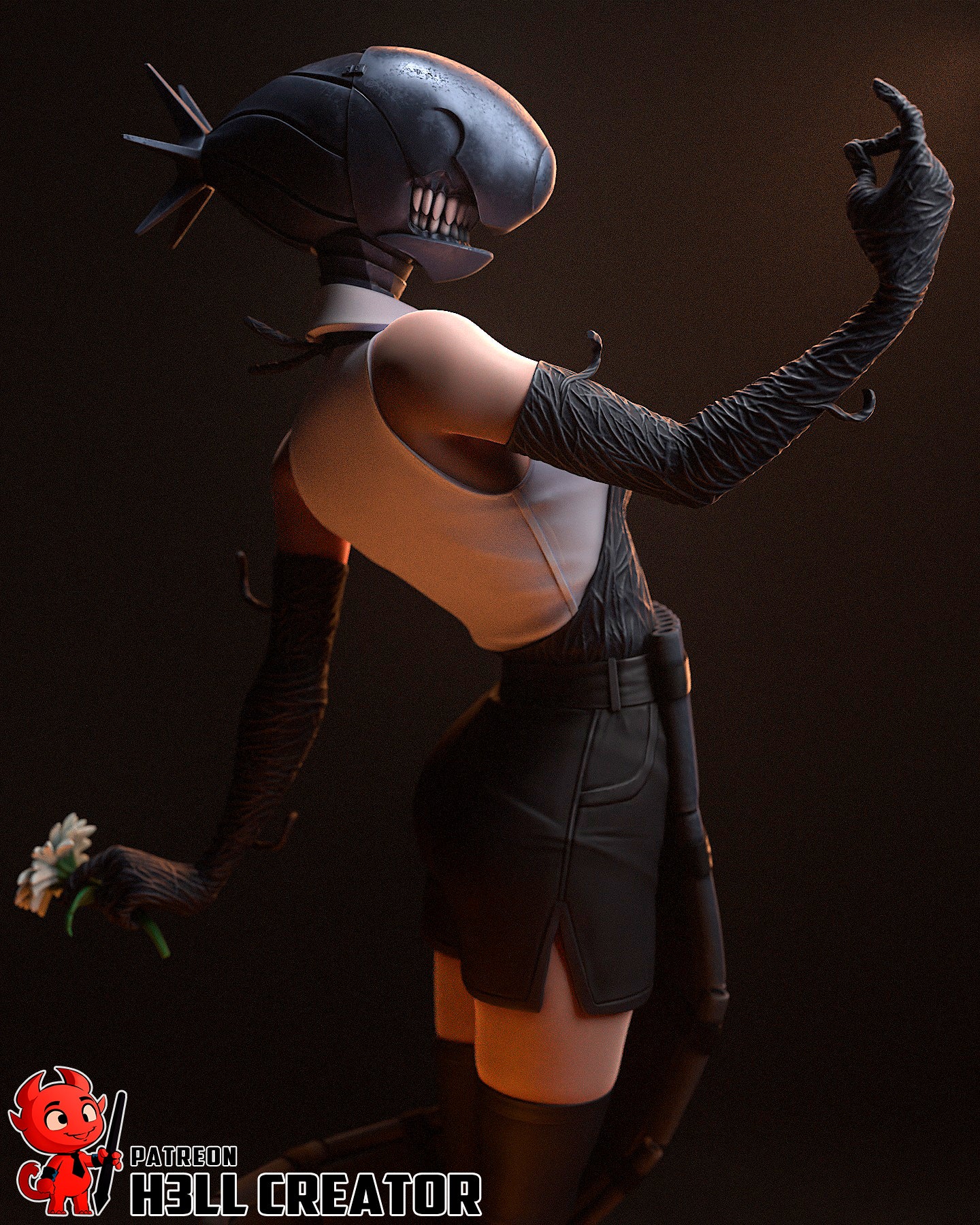 The Bomb | Maximum Detailed 12K 3D printed figure