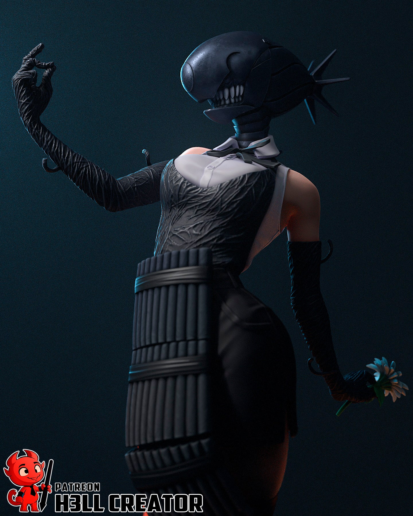 The Bomb | Maximum Detailed 12K 3D printed figure