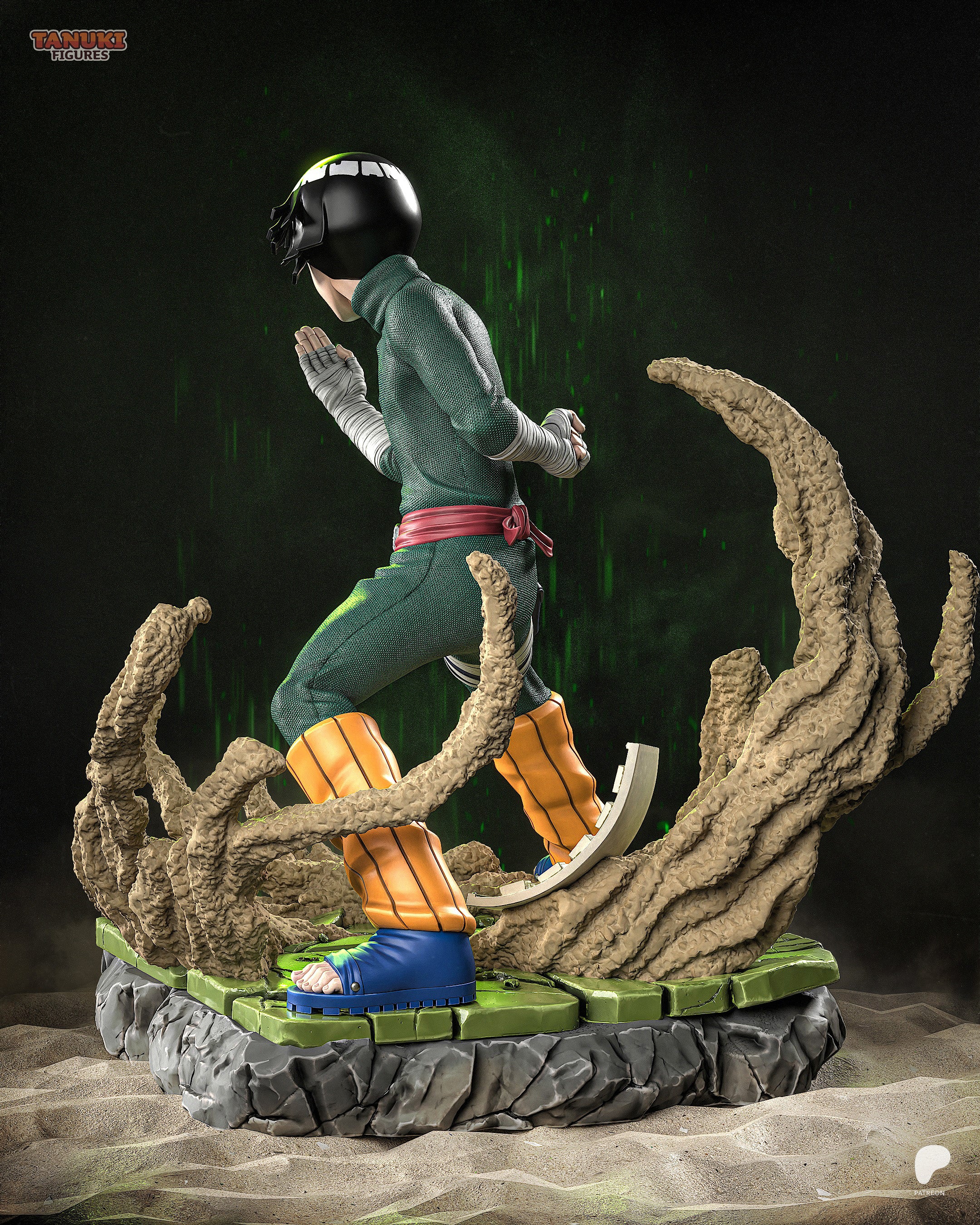 The Taijutsu Master | Maximum Detailed 12K 3D printed figure