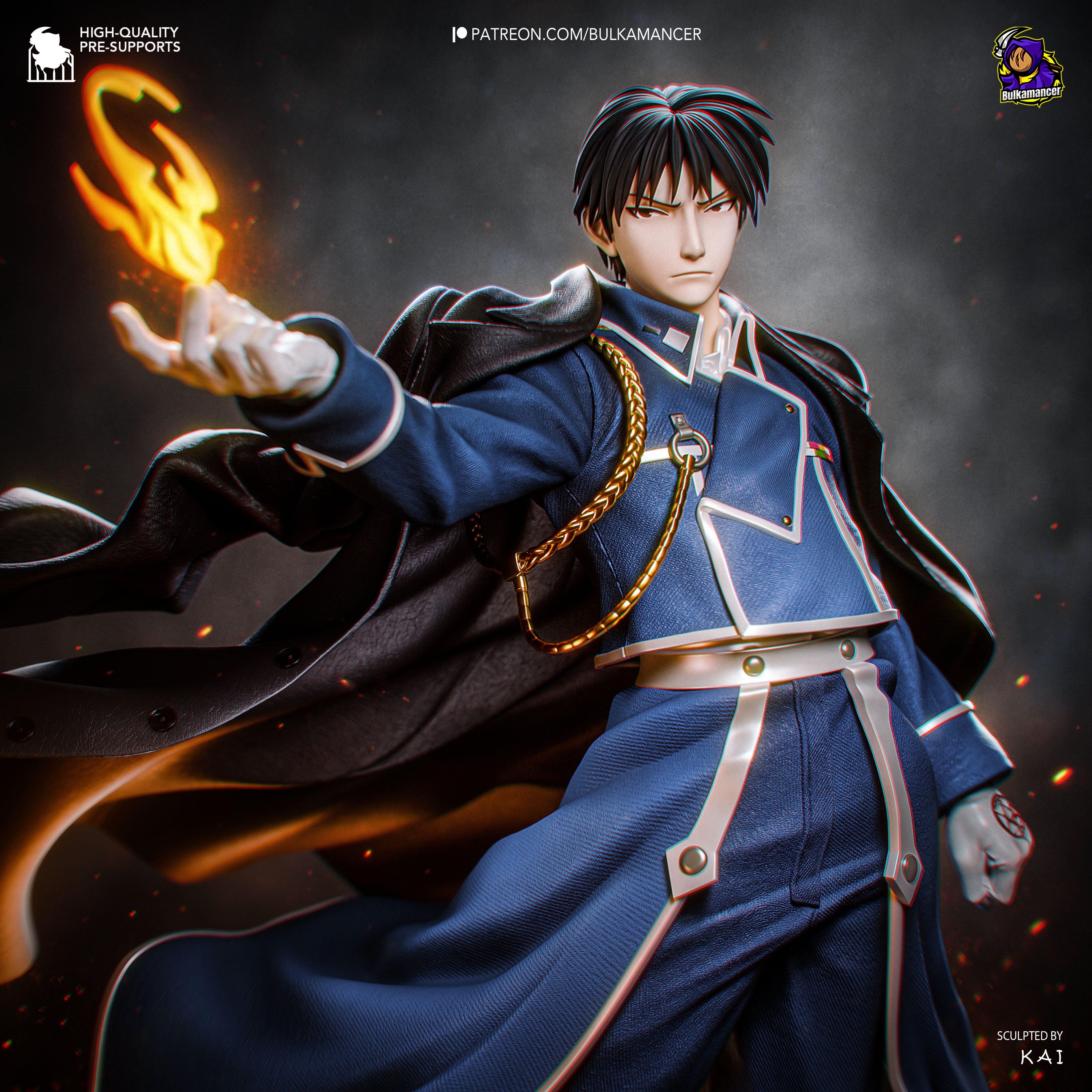 The Fire Alchemist Statue