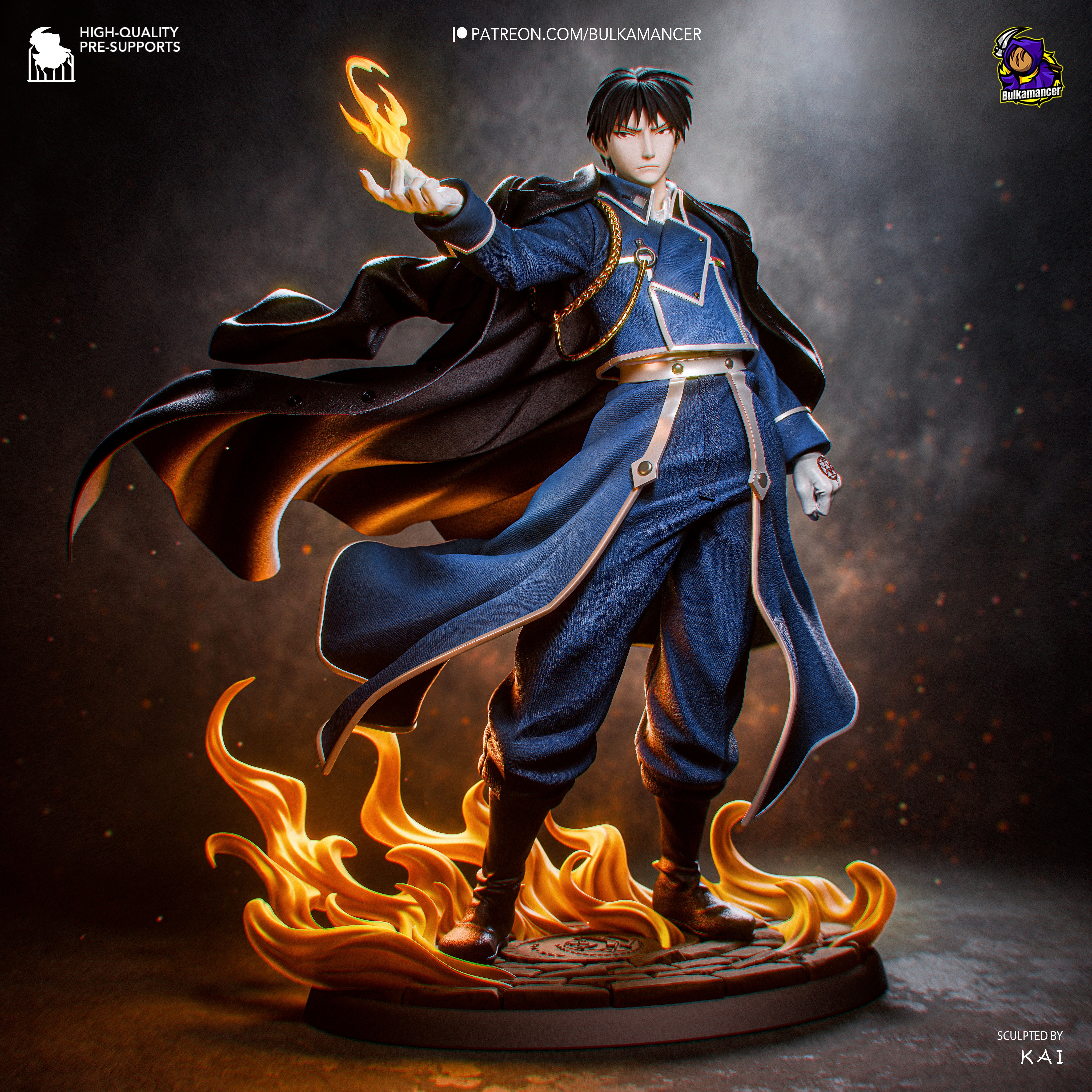 The Fire Alchemist Statue