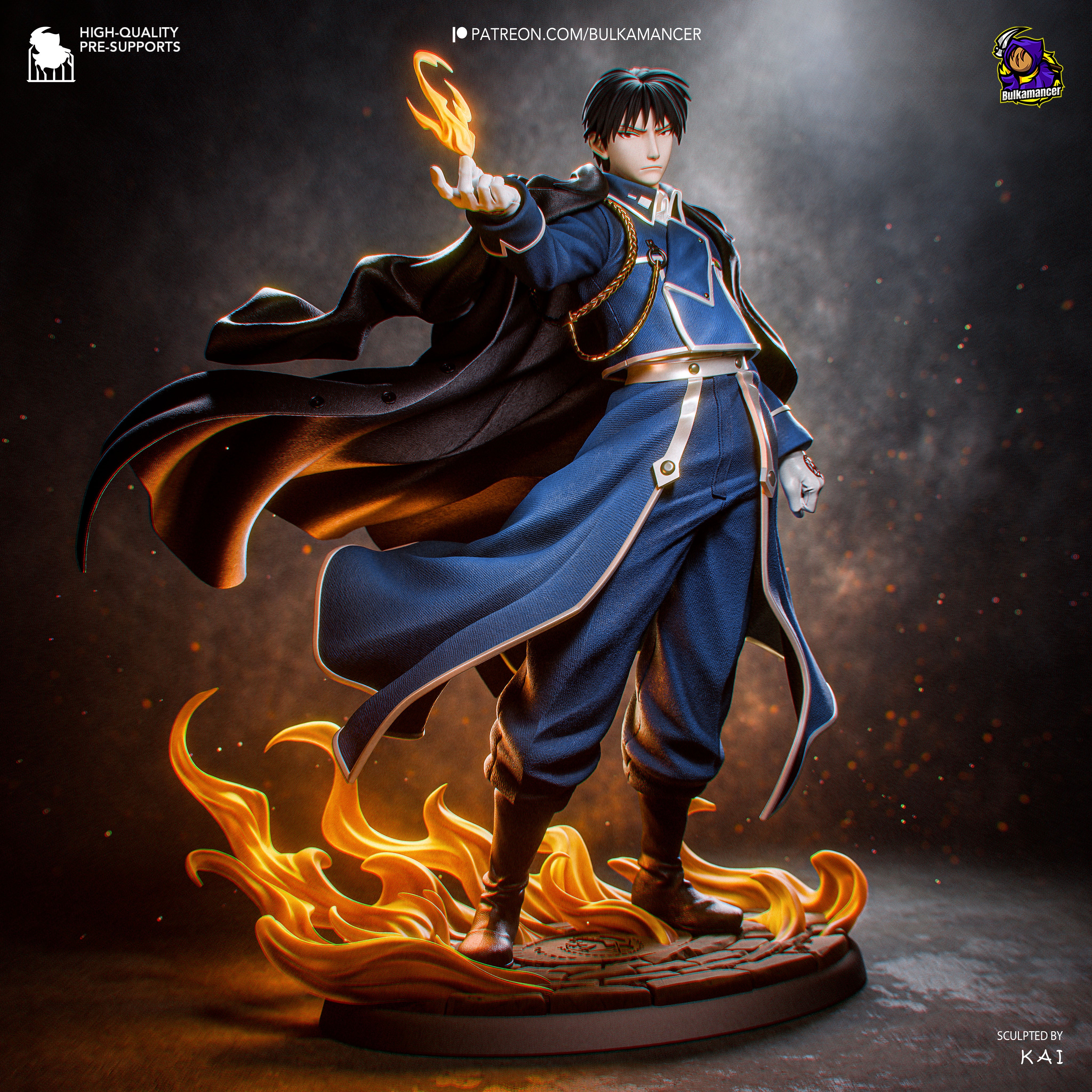 The Fire Alchemist Statue