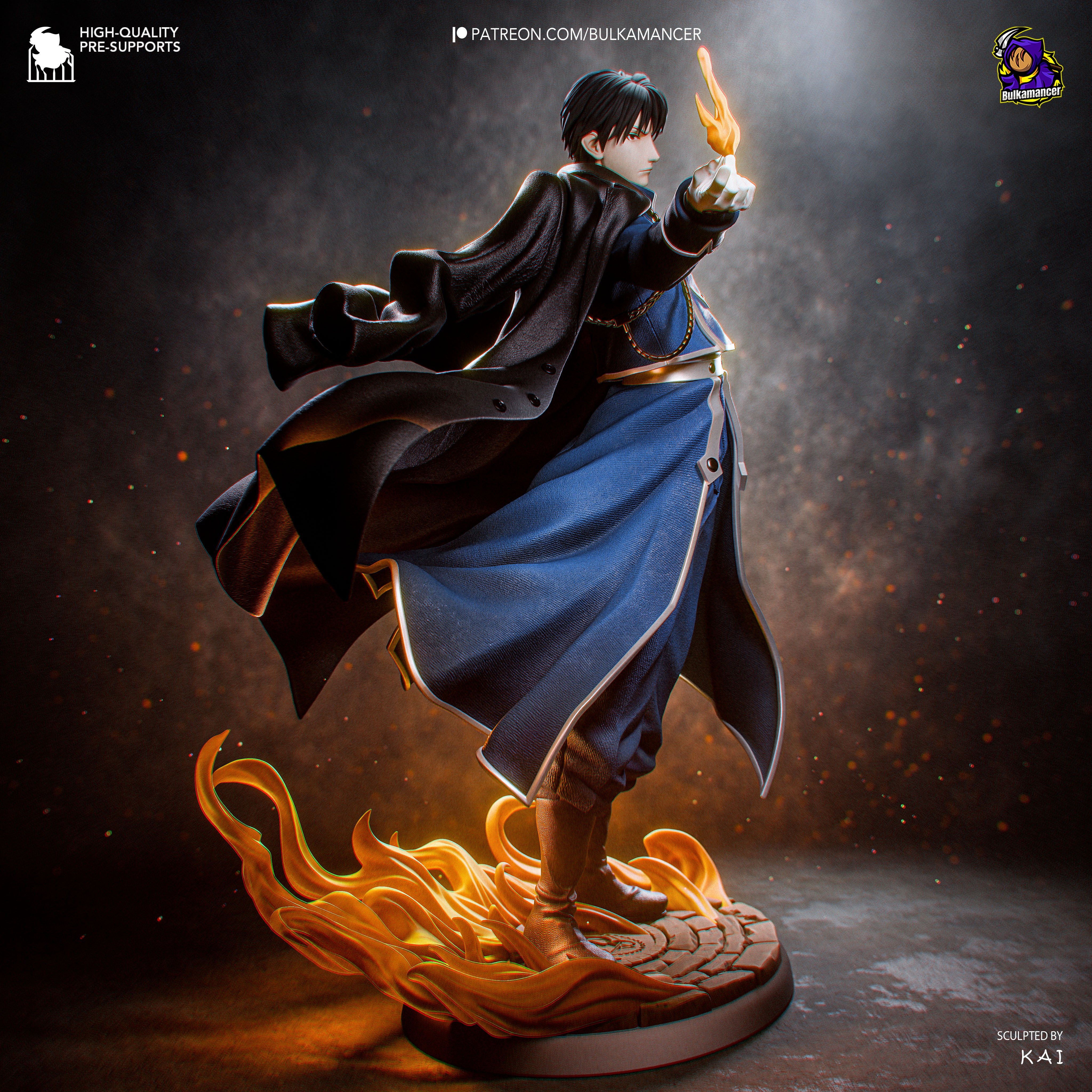 The Fire Alchemist Statue