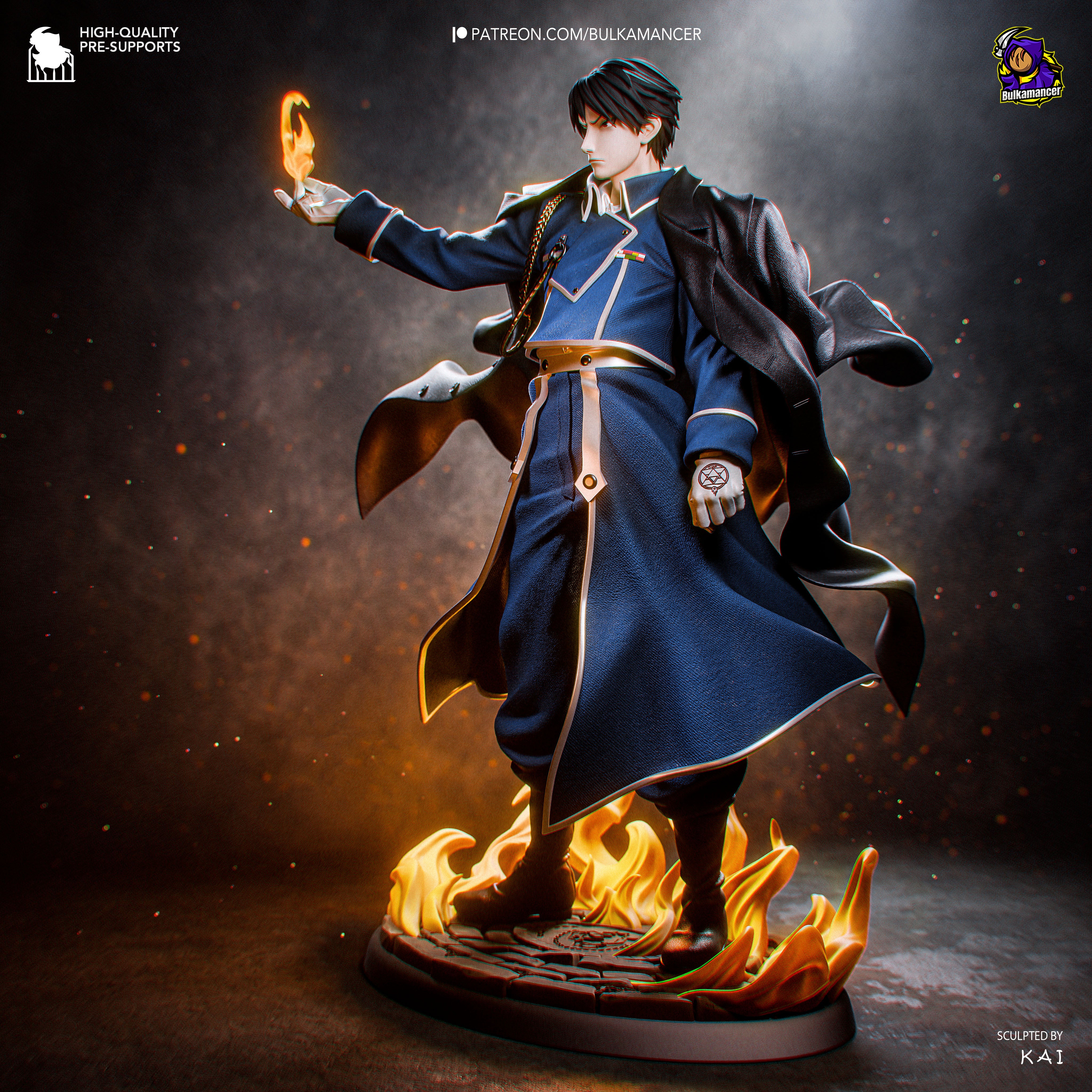 The Fire Alchemist Statue