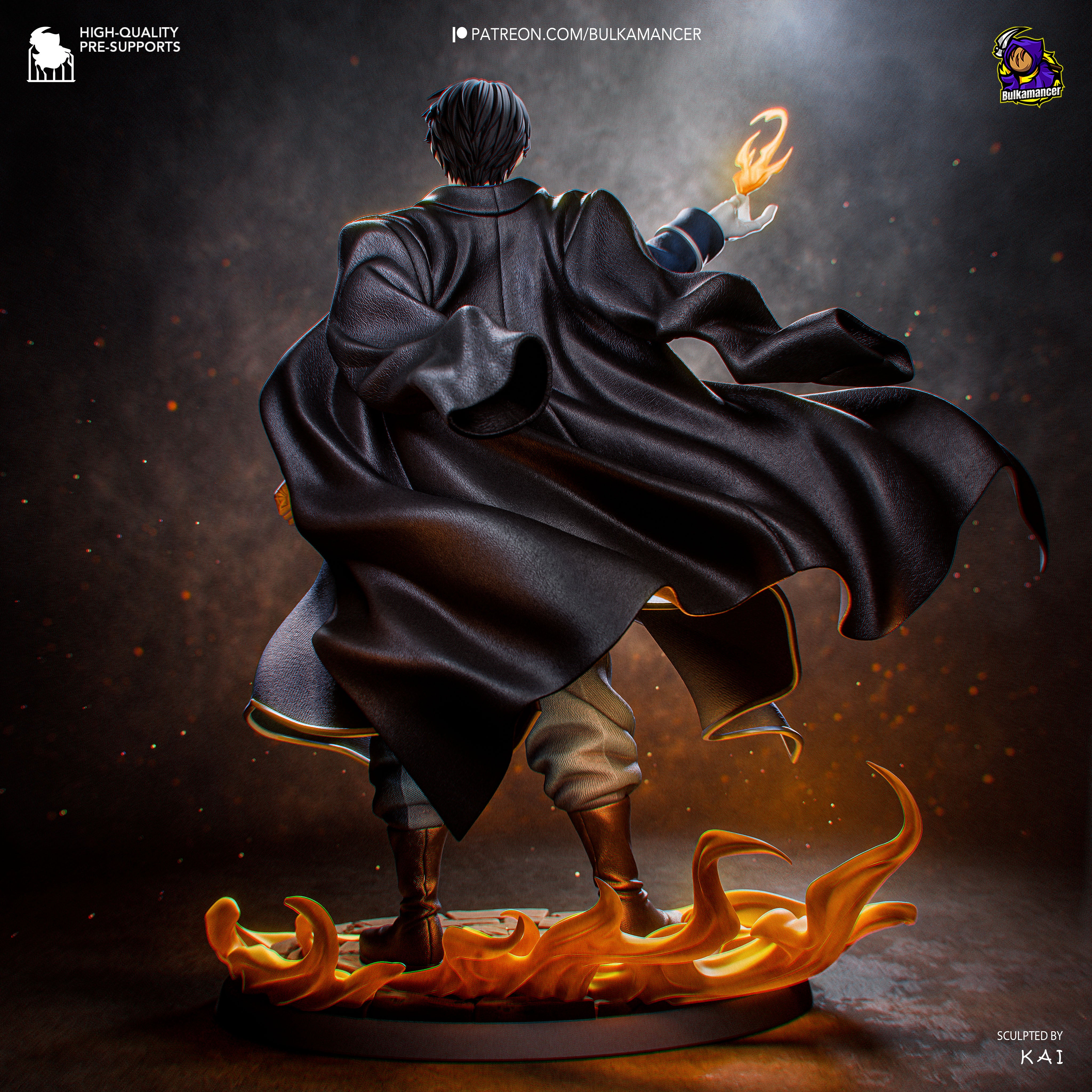 The Fire Alchemist Statue