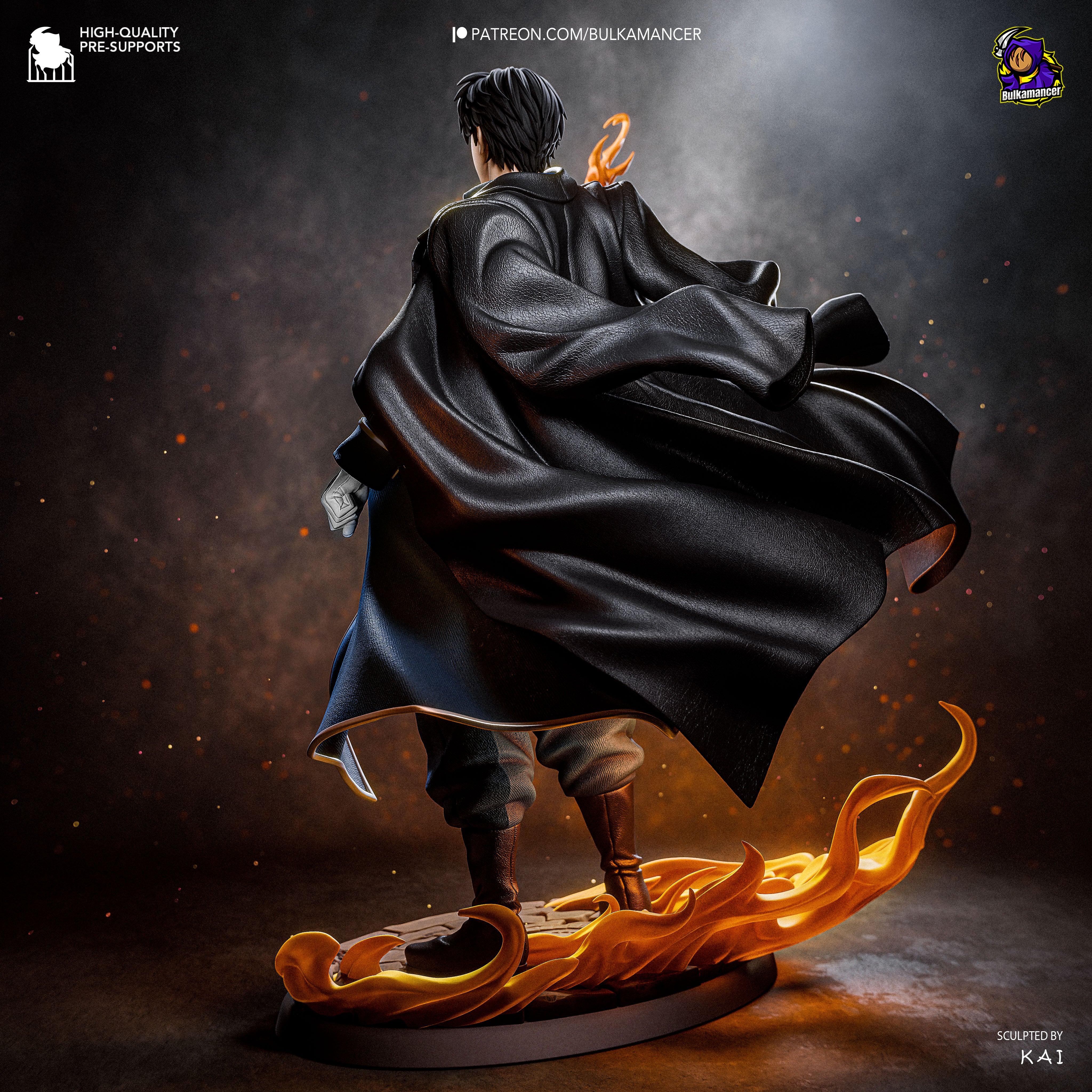 The Fire Alchemist Statue
