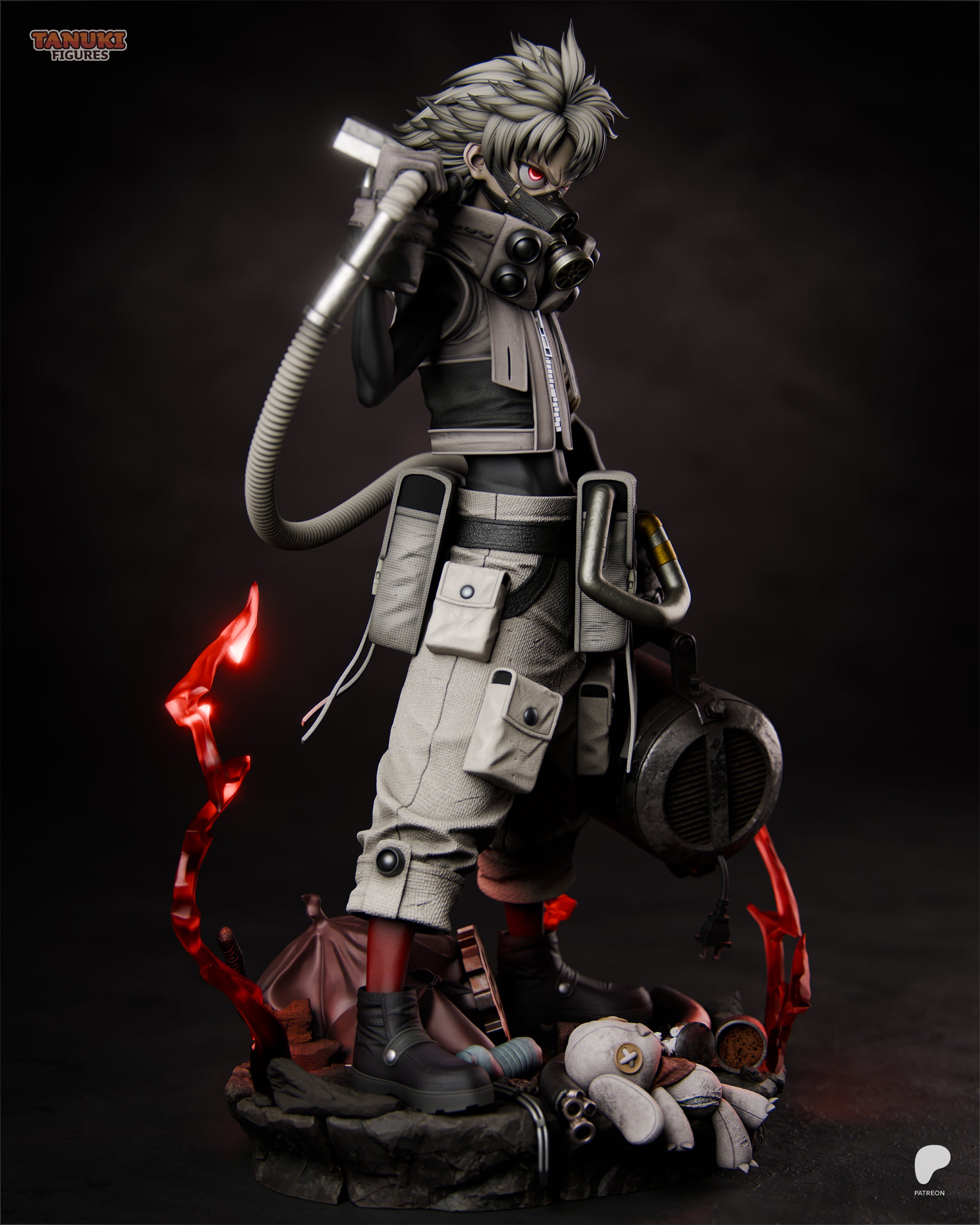 The Trash Warrior | Maximum Detailed 12K 3D printed figure