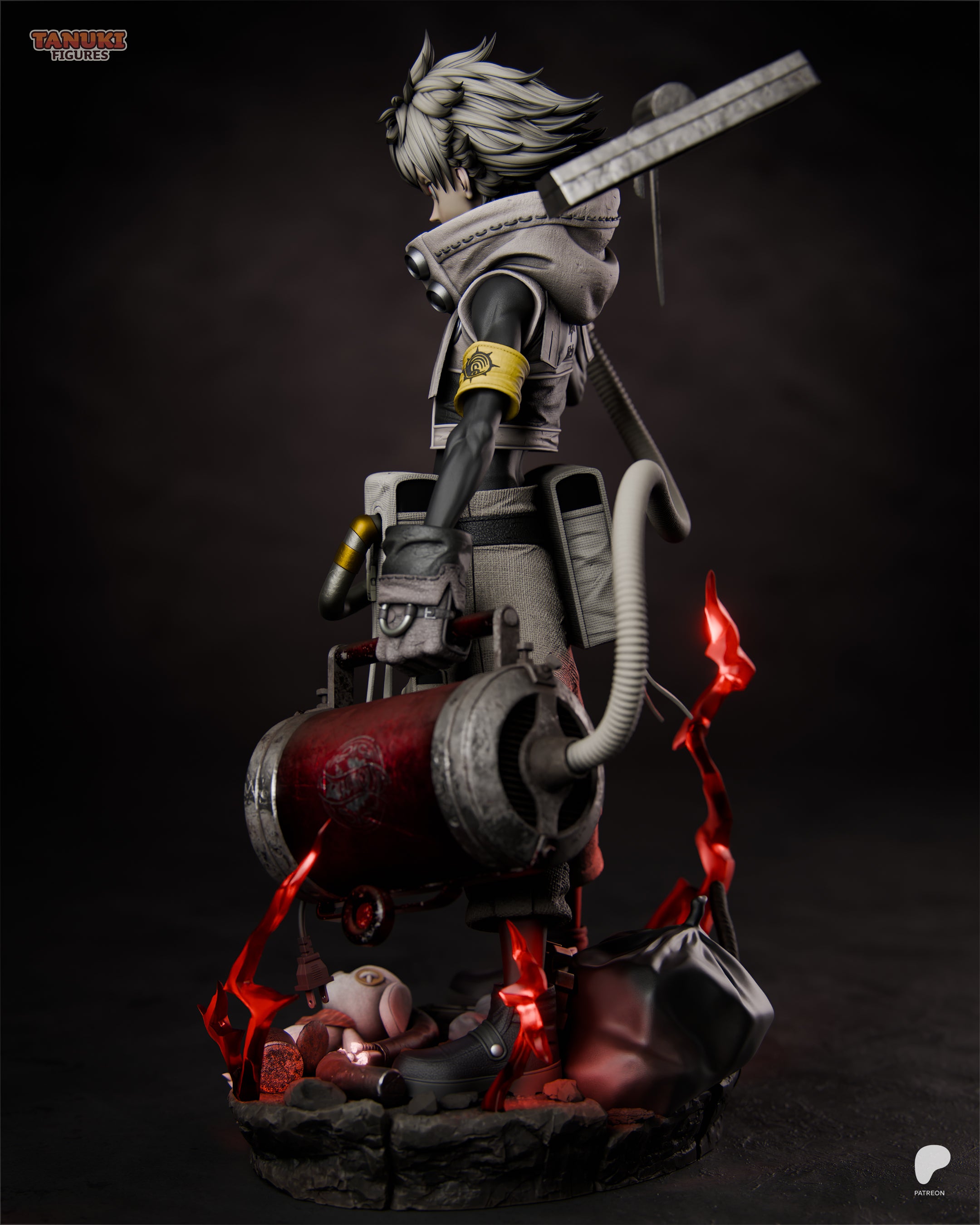 The Trash Warrior | Maximum Detailed 12K 3D printed figure