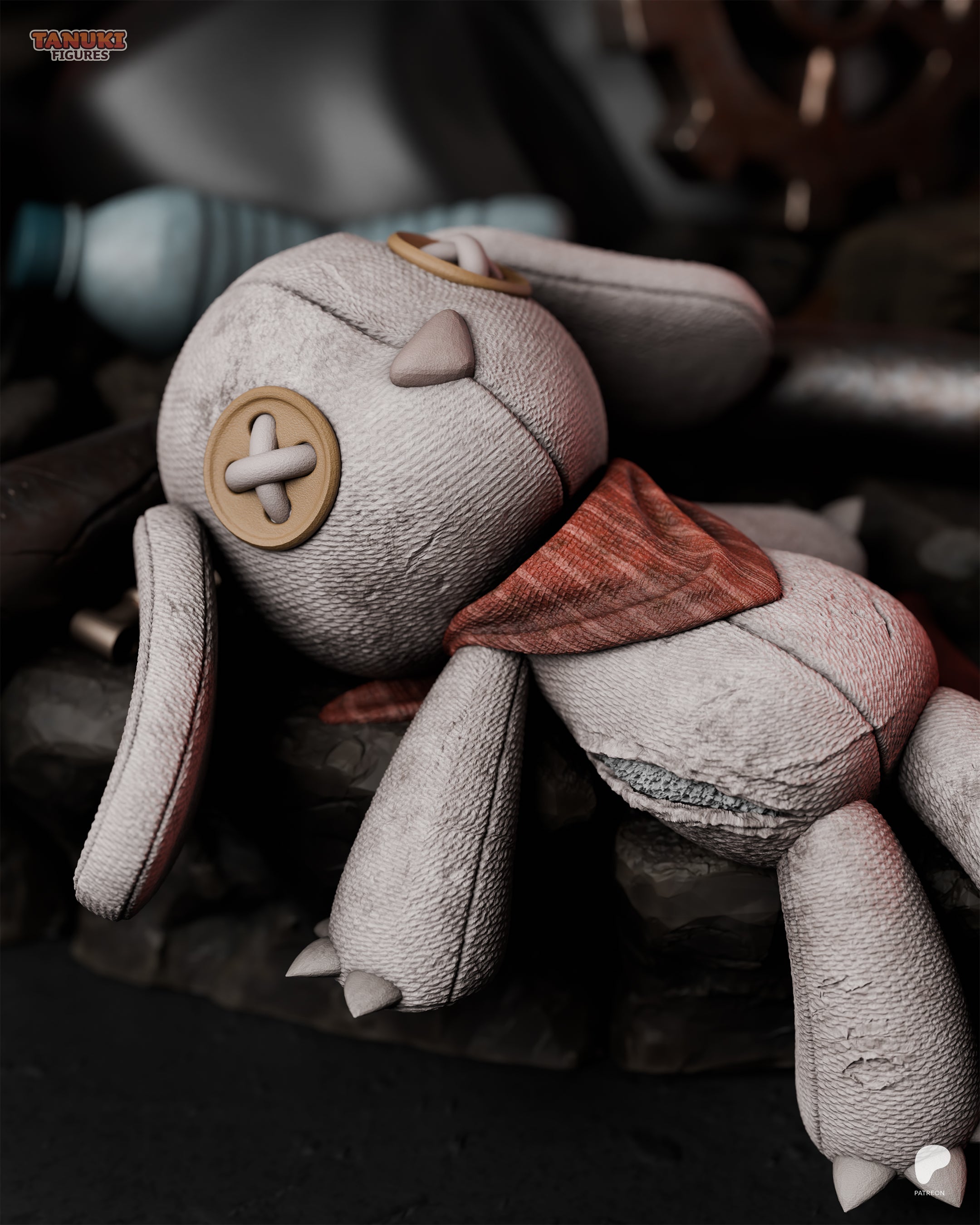 The Trash Warrior | Maximum Detailed 12K 3D printed figure