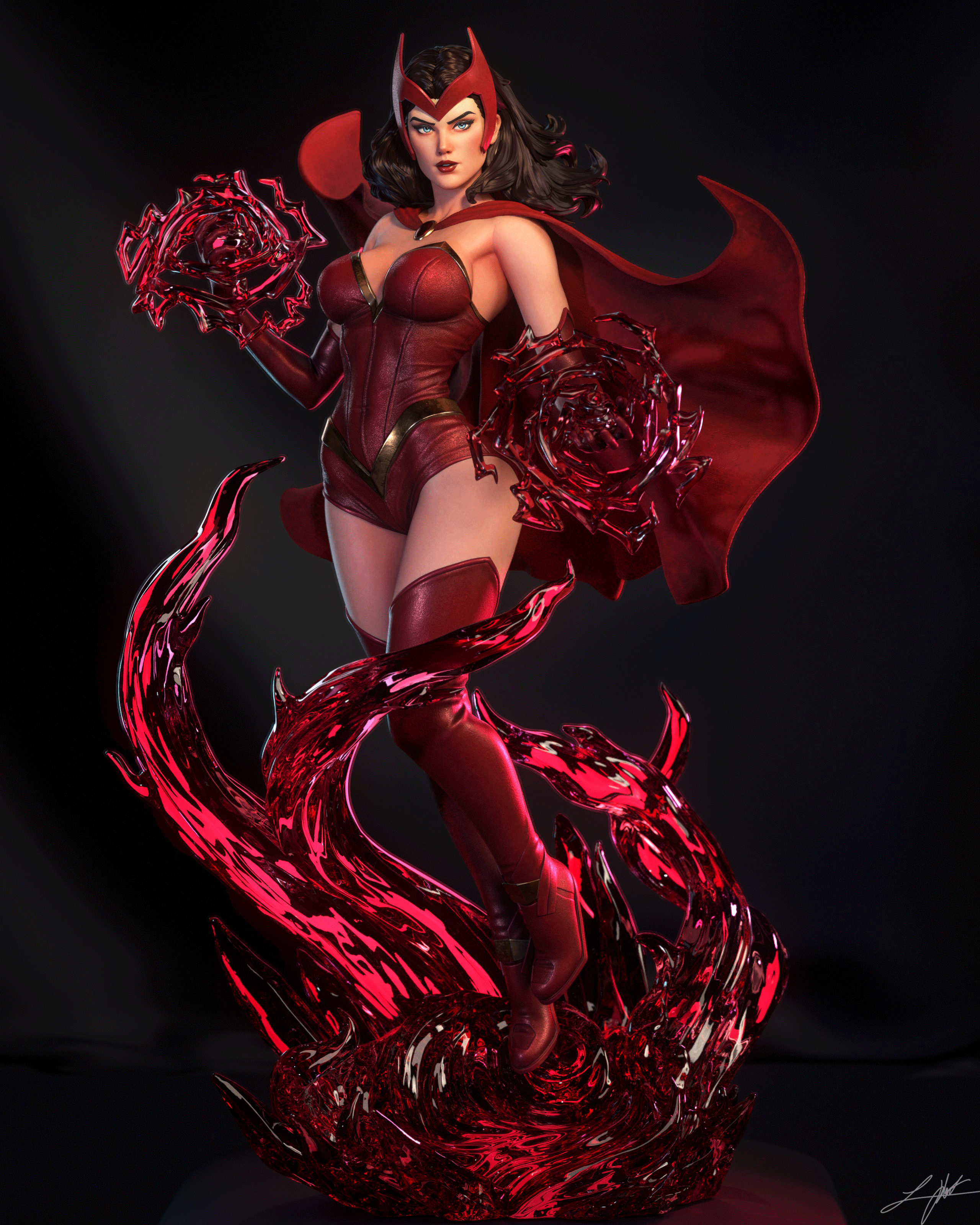 The Chaos Witch Statue