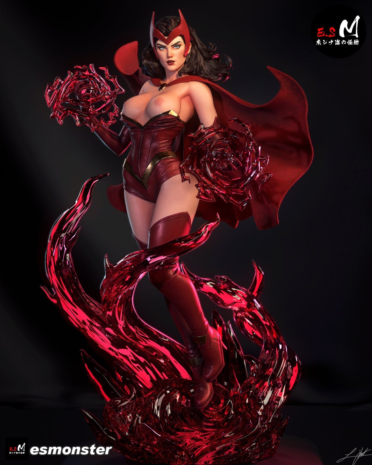 The Chaos Witch Statue