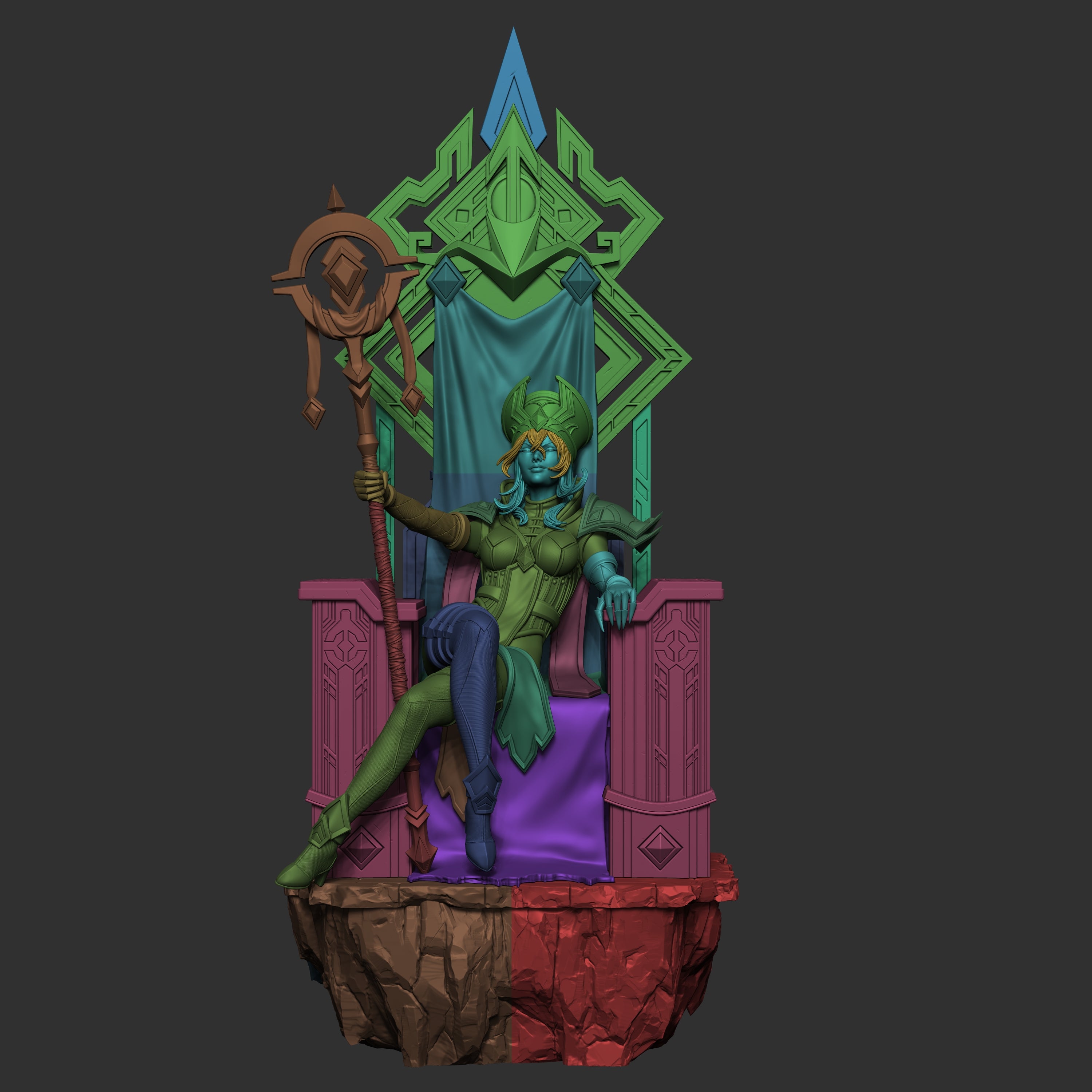 The Scarlet Inquisitor | Maximum Detailed 12K 3D printed figure