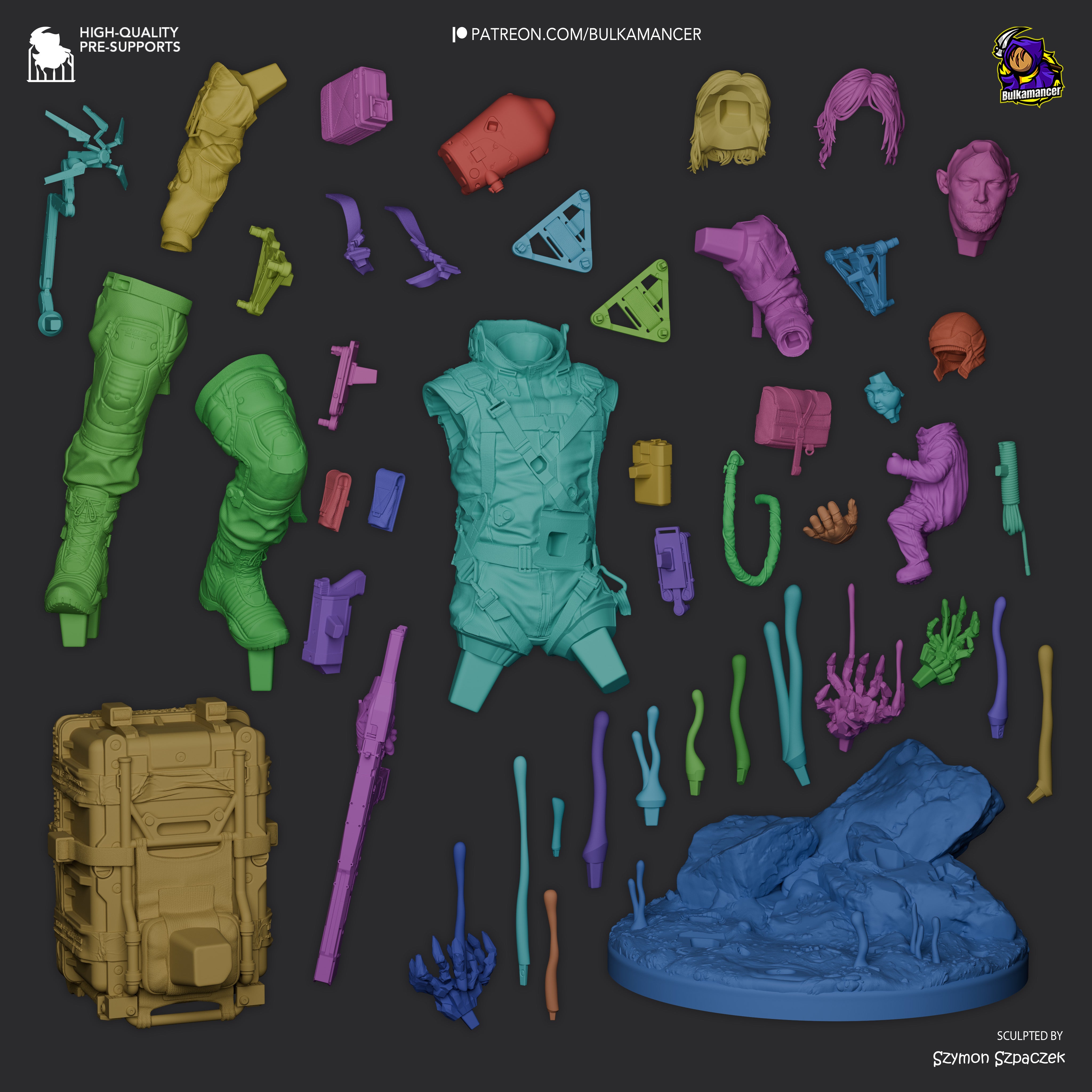 The Legendary Porter | Maximum Detailed 12K 3D printed figure