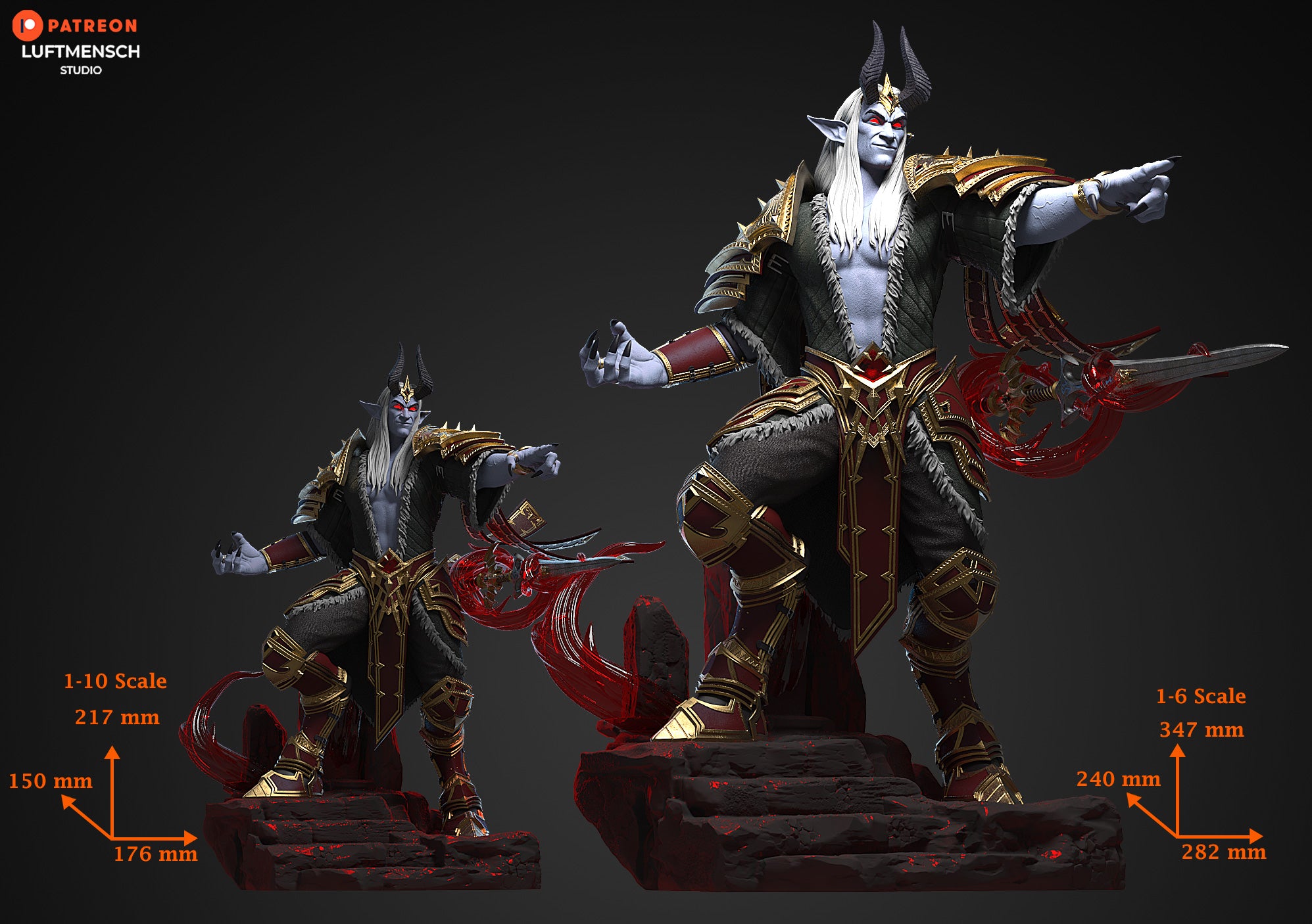 The Castle Master | Maximum Detailed 12K 3D printed figure