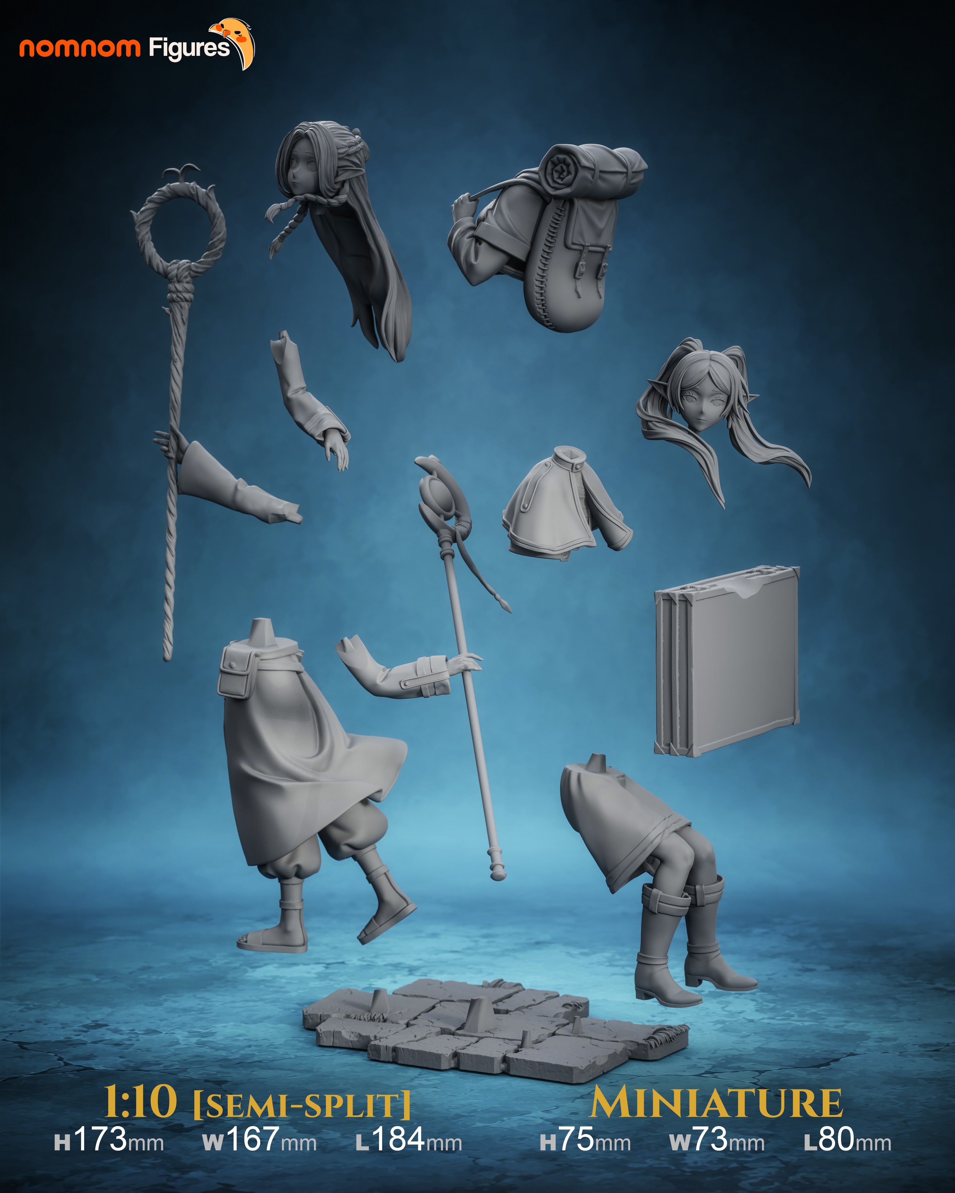 Marcille x Frieren Statue