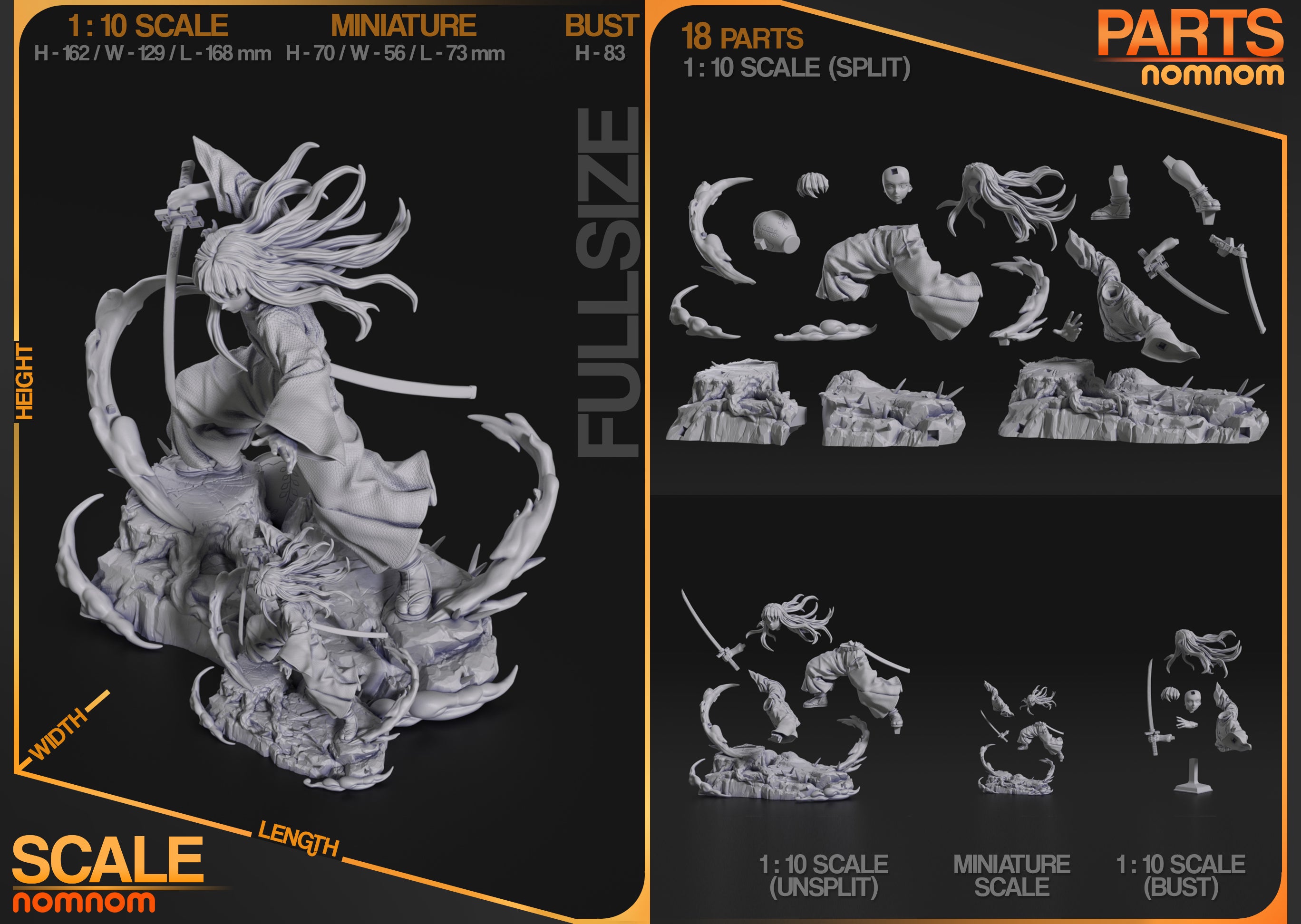 The Sword of Mists | Maximum Detailed 12K 3D printed figure