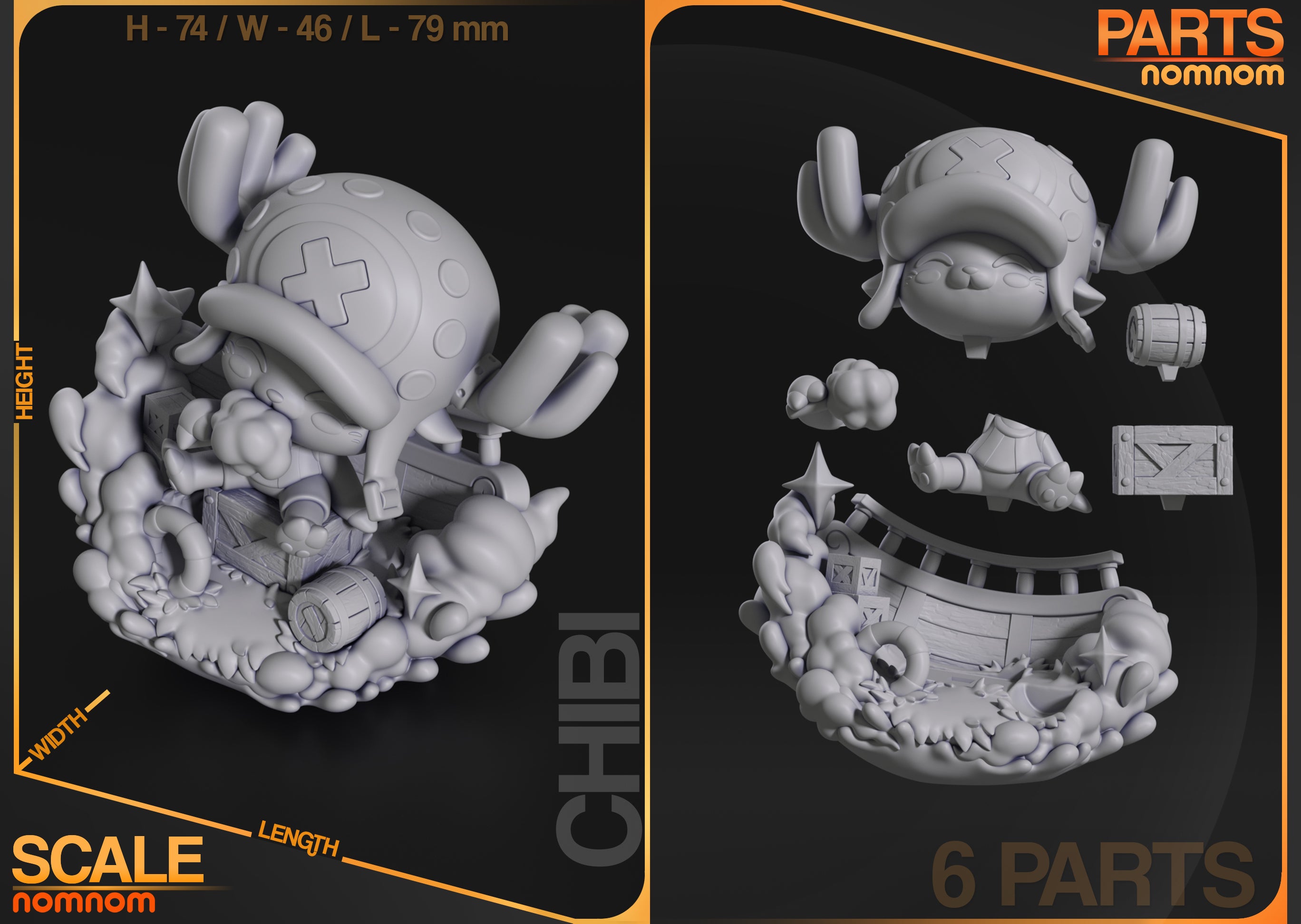 Chibi Chopper Statue